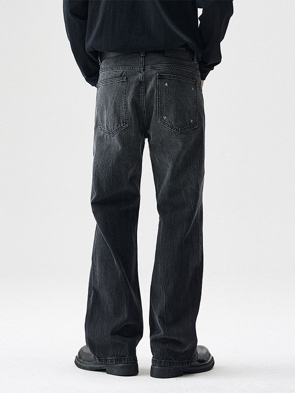 Japanese Brand American high street men's flared black gradient jeans Size US 32 / EU 48 - 4 Thumbnail