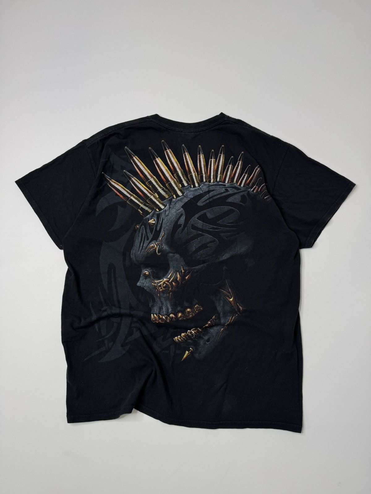 Vintage Vintage avant garde washed tee skull swag y2k 00s skater sk8 Size US M / EU 48-50 / 2 - 4 Thumbnail