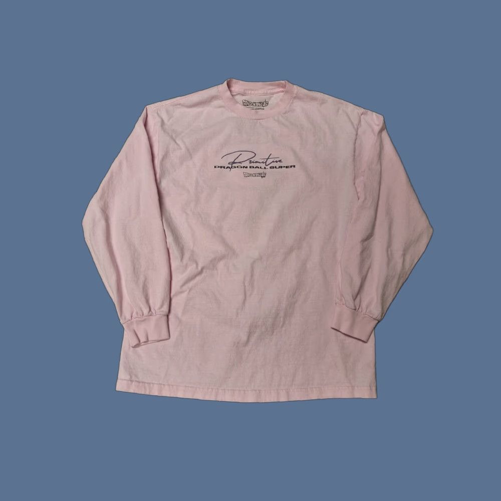 Primitive Primitive Dragon Ball Super Beerus Anime LS Shirt M Mens Pink Long Sleeve T-Shirt Size US M / EU 48-50 / 2 - 1 Thumbnail
