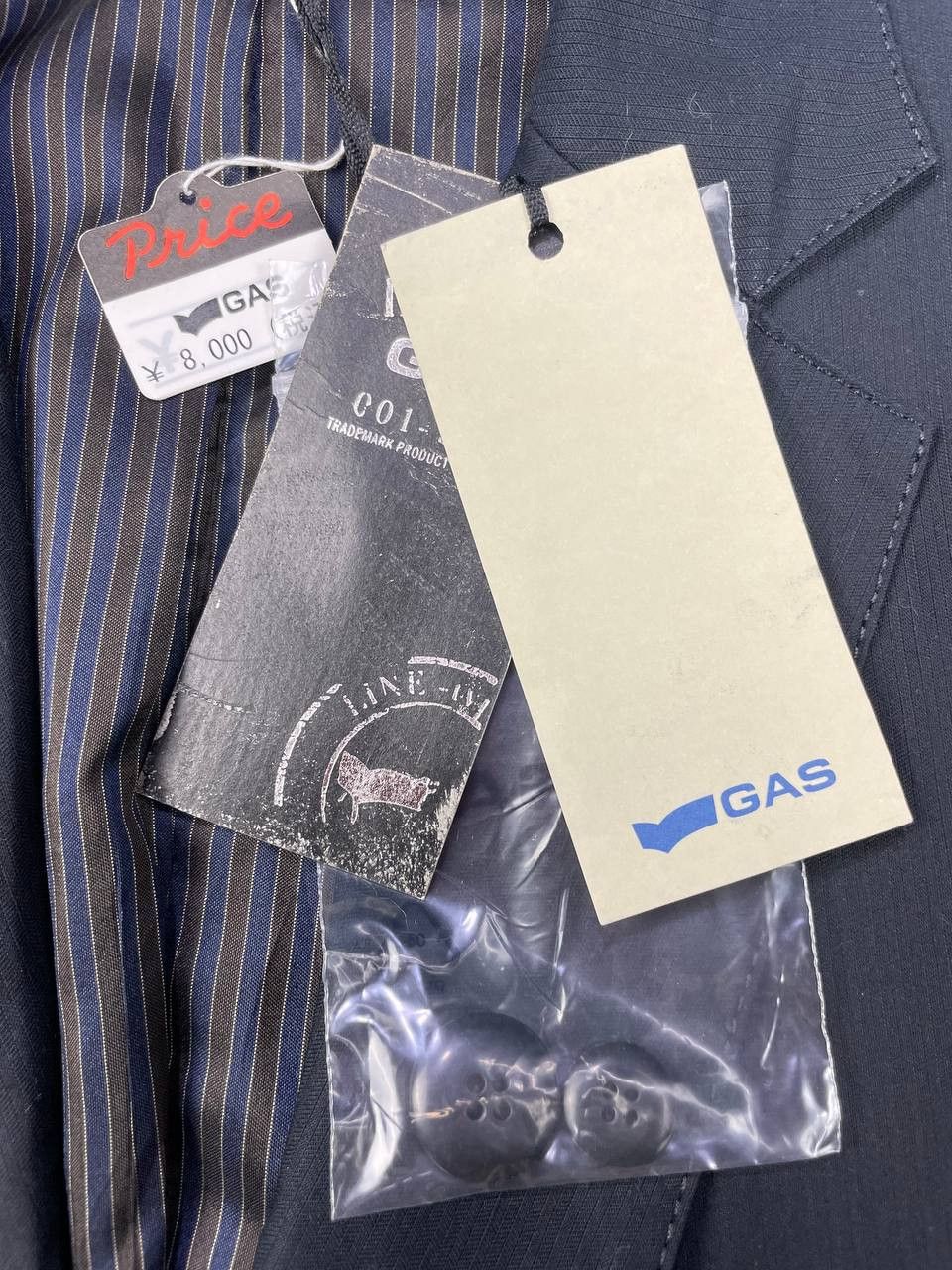 GAS GAS ITALY BLACK COTTON BLAZERS Size 38L - 10 Thumbnail