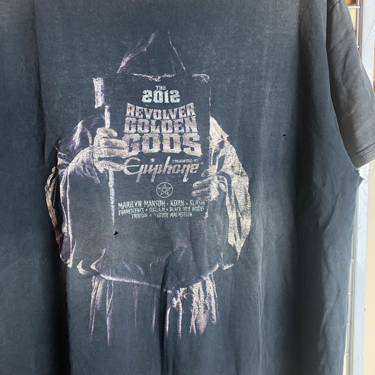 Band Tees × Vintage Vintage The 2012 Revolver Gold Gods tshirt XL Distressed Size US XL / EU 56 / 4 - 5 Thumbnail