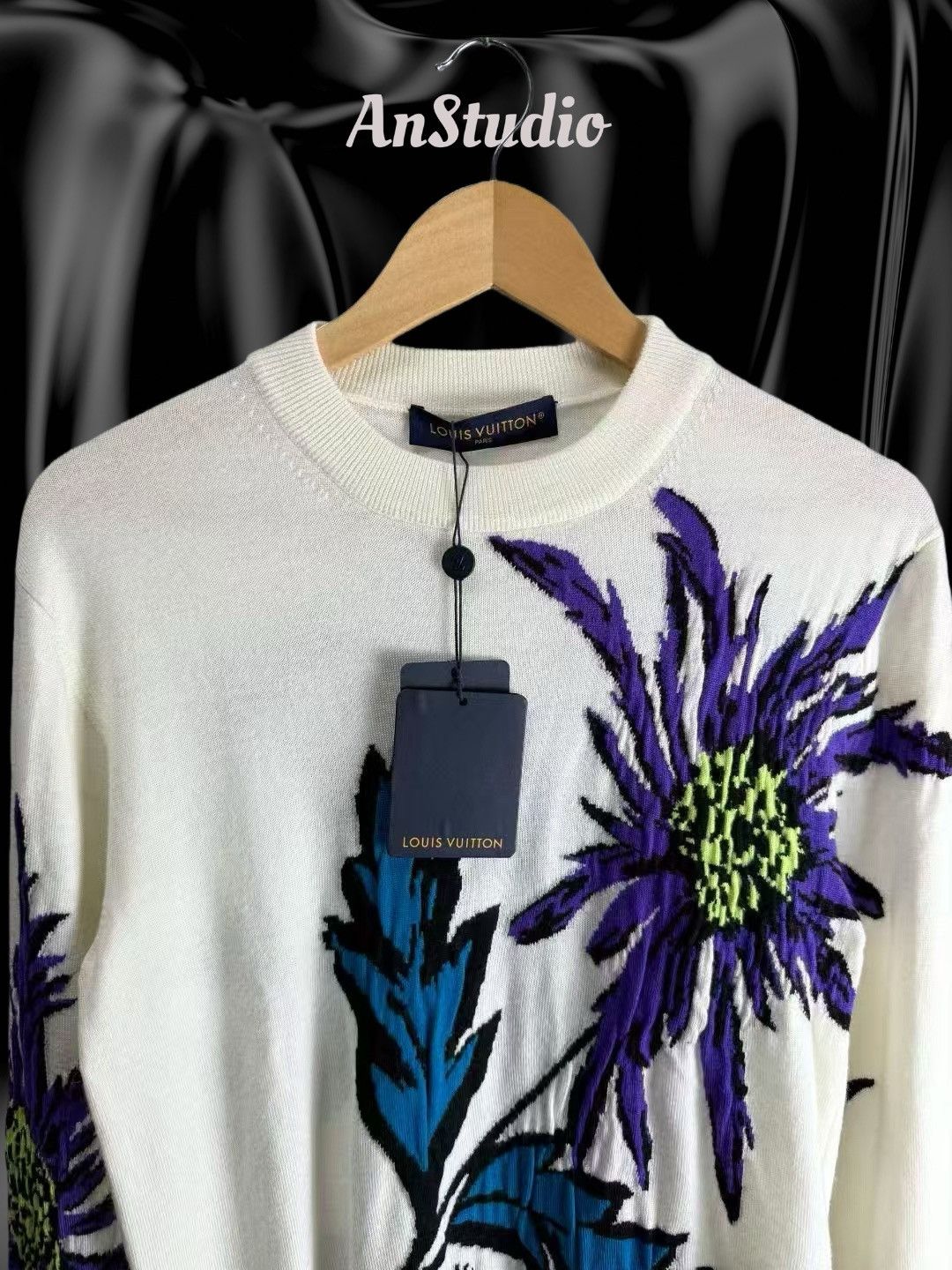 Louis Vuitton Louis Vuitton Thistle Intarsia Pullover Sweater Size US XS / EU 42 / 0 - 3 Thumbnail