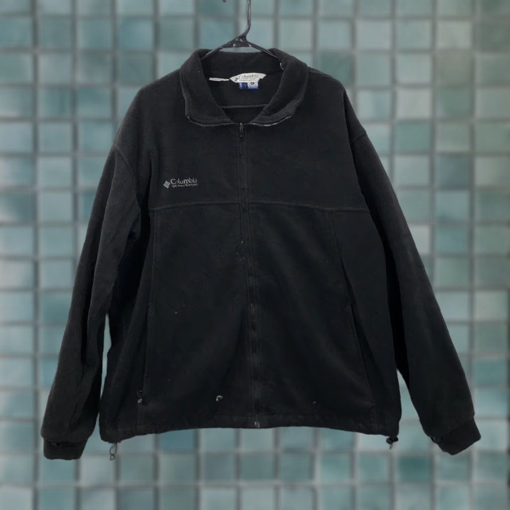 Vintage Columbia Jacket Black Fleece Long Sleeve Zipped Pockets Full Zip XL Mens Outdoor Walking Winter Casual Mid-Length Mens XL Black Zip Pockets Columbia Size US XL / EU 56 / 4 - 1 Thumbnail