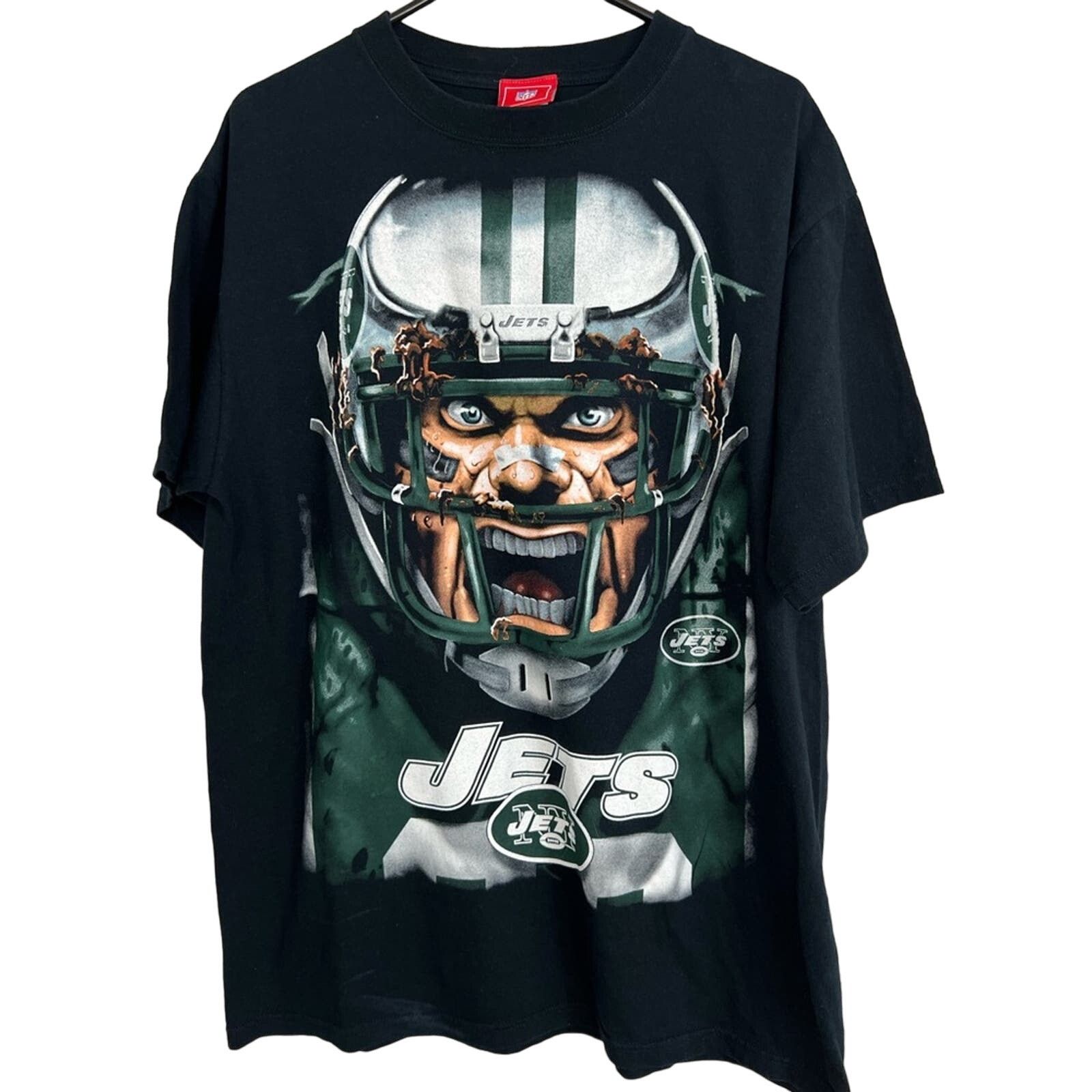 NFL New York Jets Men's Game Face Graphic T-shirt VTG RARE Size US L / EU 52-54 / 3 - 1 Thumbnail