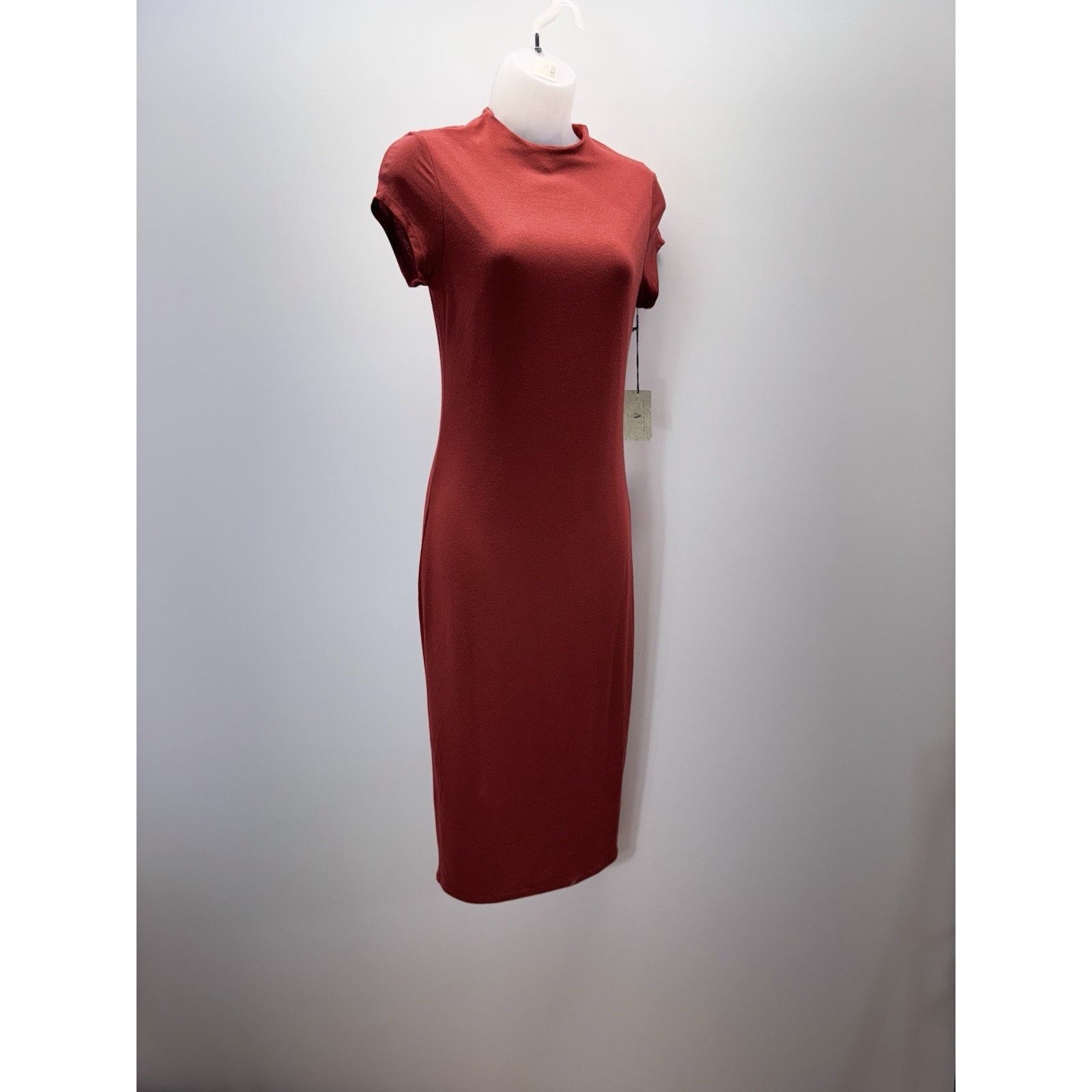 VIBE Vibe Sportswear Bodycon Dress Size Medium Stretch High Neck Size M / US 6-8 / IT 42-44 - 2 Thumbnail