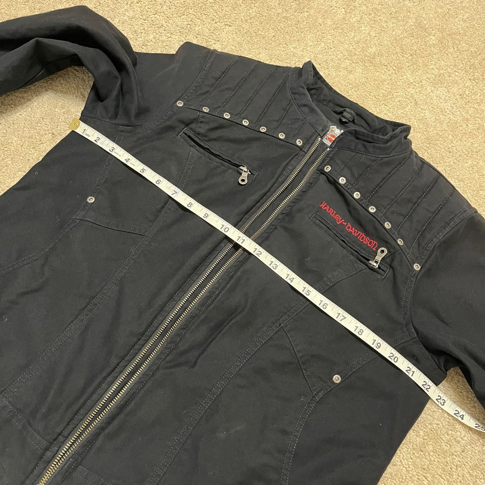 Harley Davidson Harley-Davidson Black Riding Jacket XL Detachable Tan Hoodie Size US XL / EU 56 / 4 - 10 Thumbnail