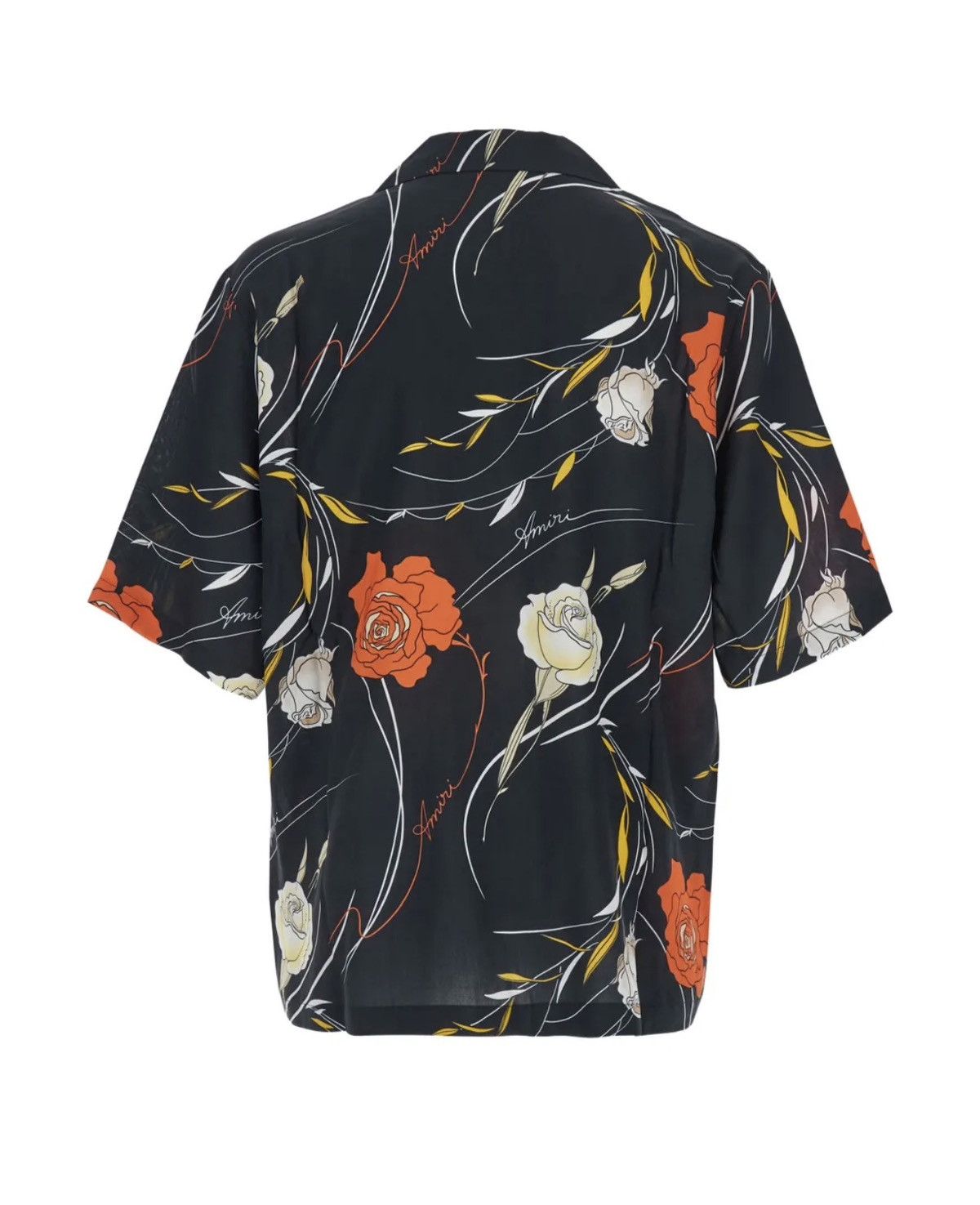 Amiri AMIRI rose-print camp-collar shirt Size US XL / EU 56 / 4 - 2 Thumbnail