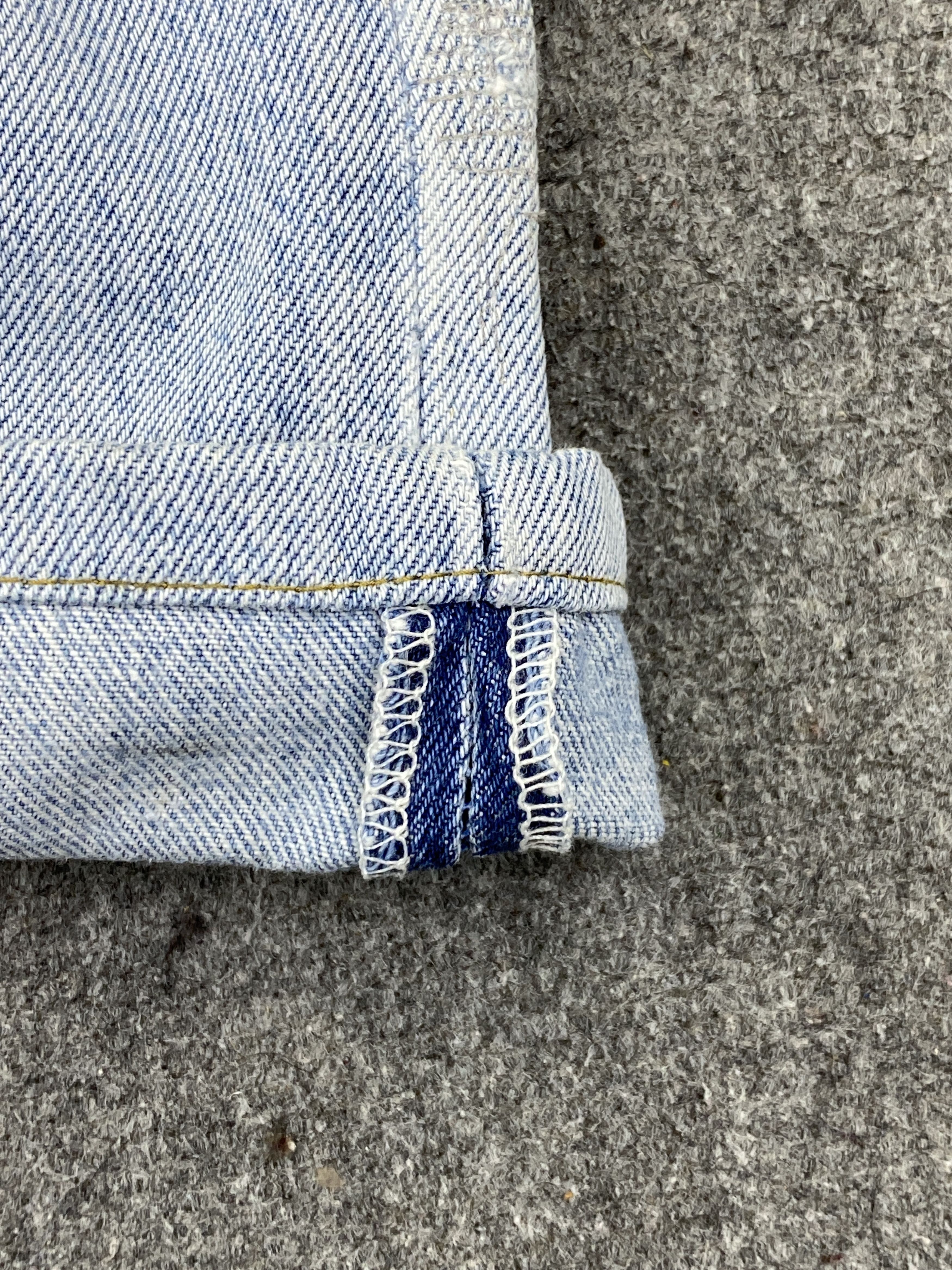 Levi's Vintage 80s Levis 501 Sex Pistols Custom Made Jeans DP2724 Size US 30 / EU 46 - 8 Thumbnail