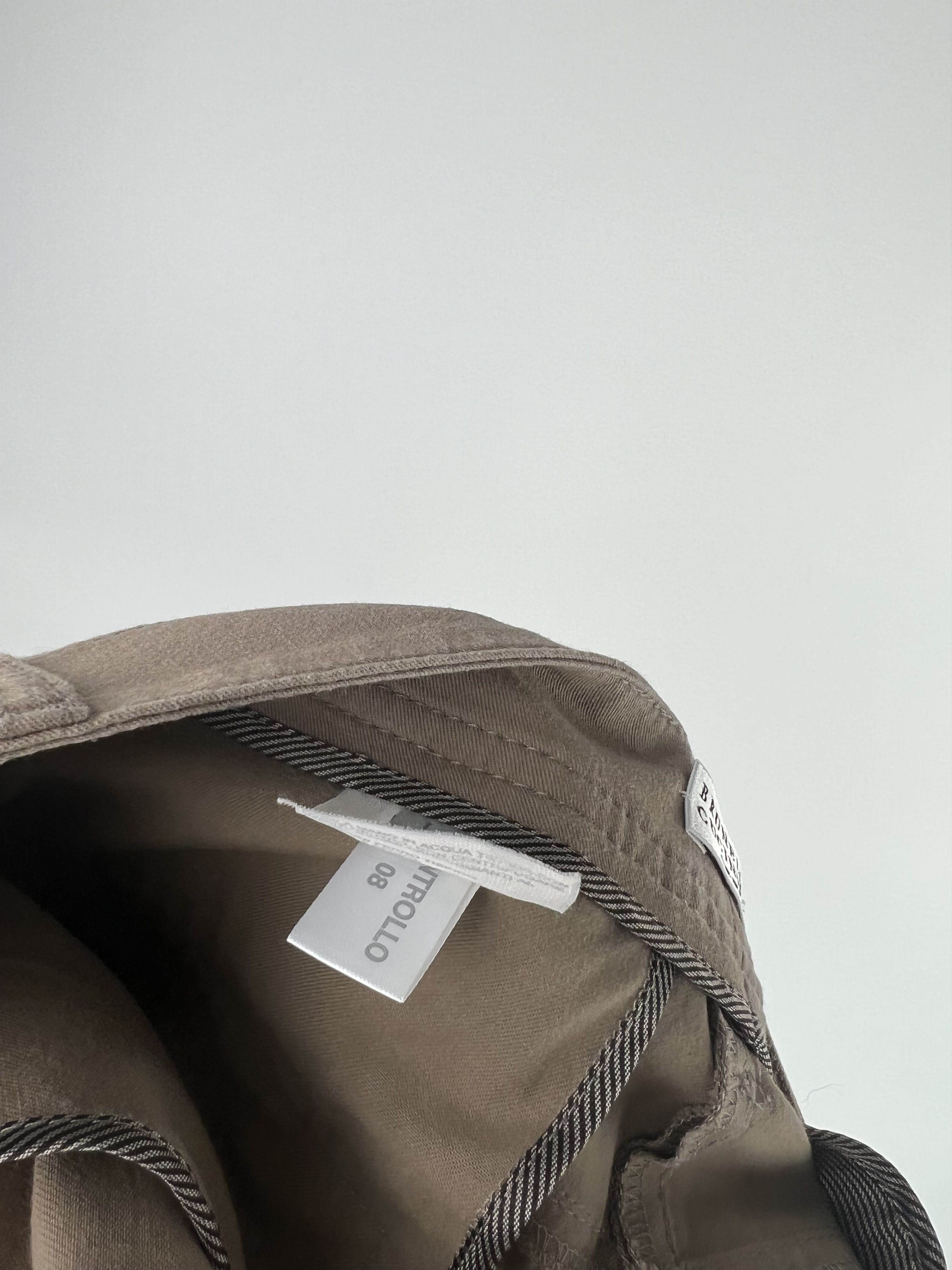 Brunello Cucinelli Brunello Cucinelli Beige Cropped Cotton Pants Size IT40 Size 27" / US 4 / IT 40 - 8 Thumbnail