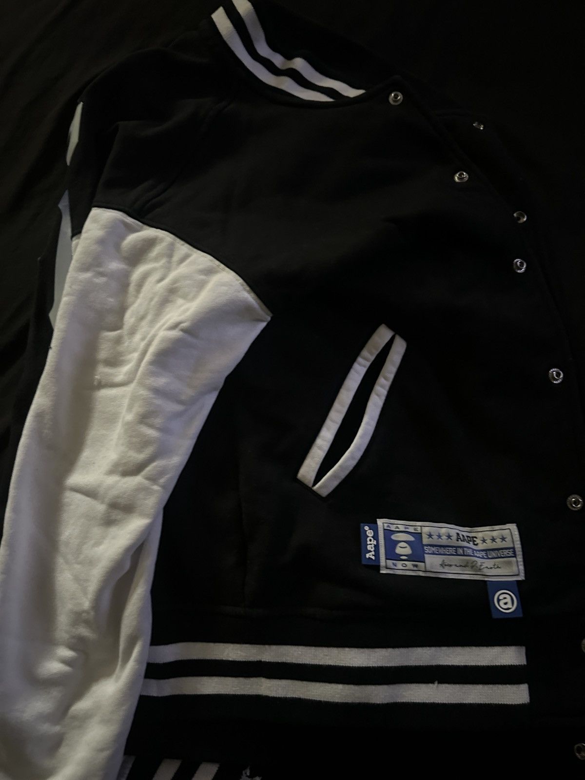 Aape × Bape Bape varsity jacket Size US M / EU 48-50 / 2 - 7 Thumbnail