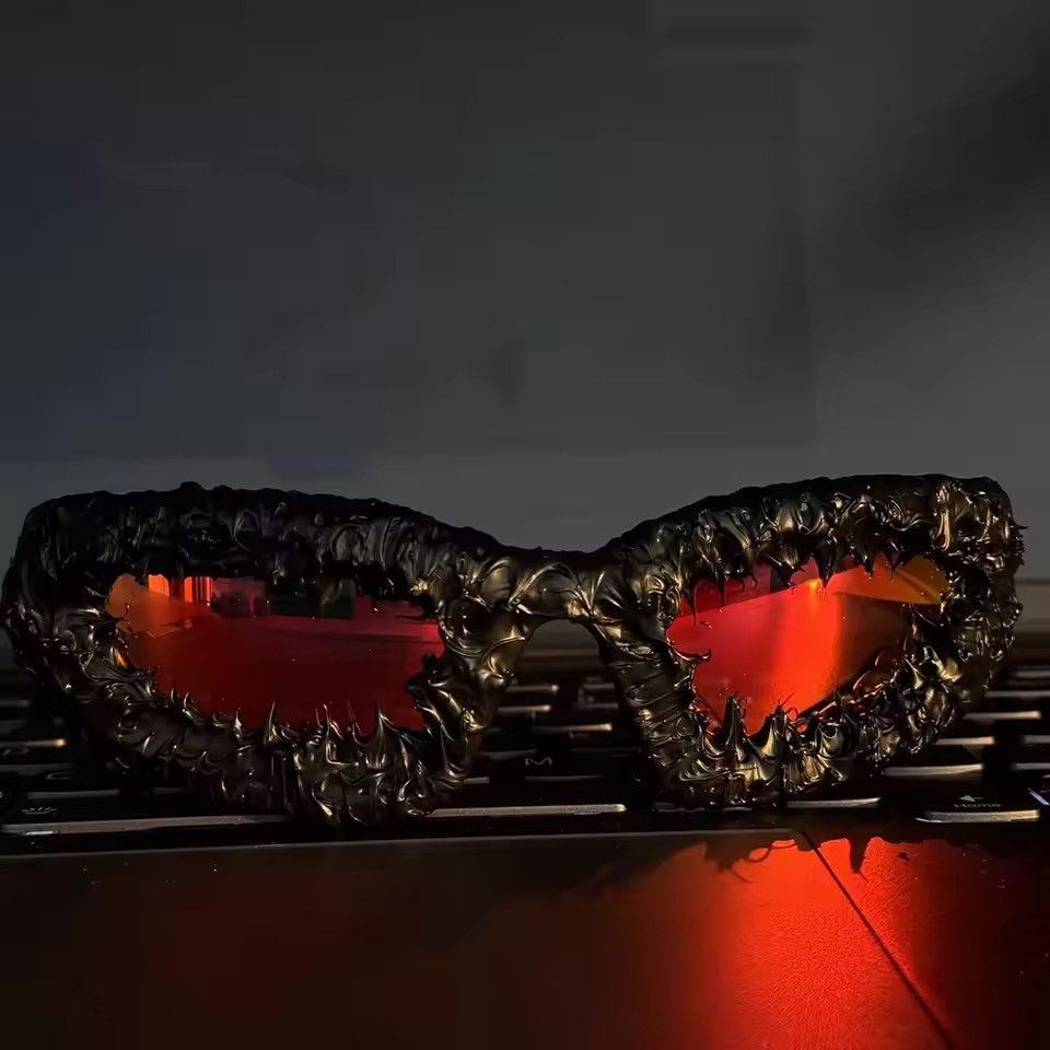 Electric Visual Y2K Hip-hop Monster Grunge sunglases Size ONE SIZE - 1 Thumbnail