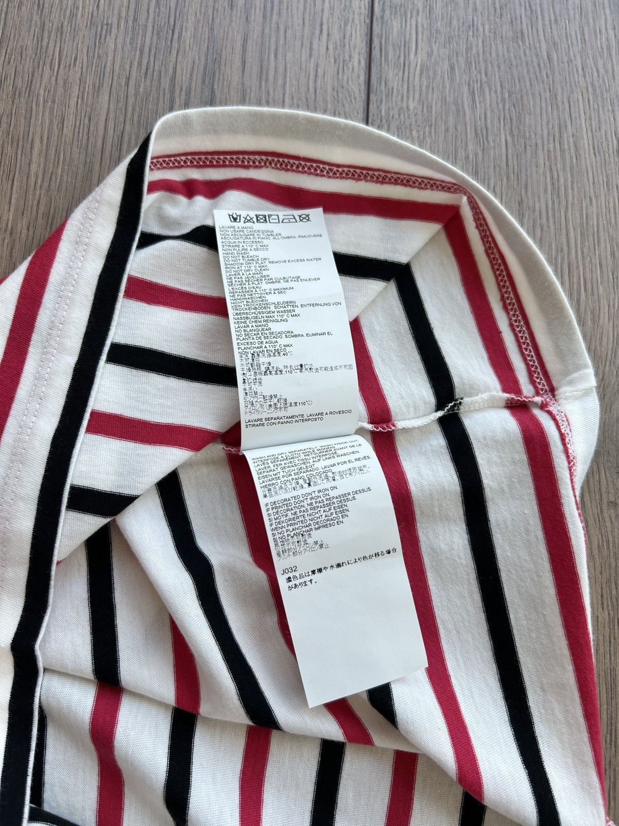 Maison Margiela Maison Margiela Classic Tricolor Stripe T-Shirt Size US S / EU 44-46 / 1 - 7 Thumbnail