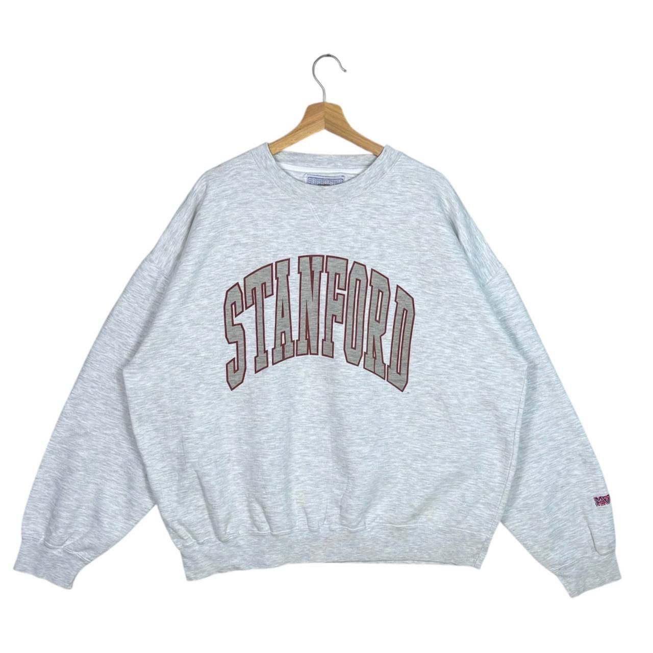 Vintage Vintage 90s Stanford University Baggy Sweatshirt Size US XL / EU 56 / 4 - 1 Thumbnail