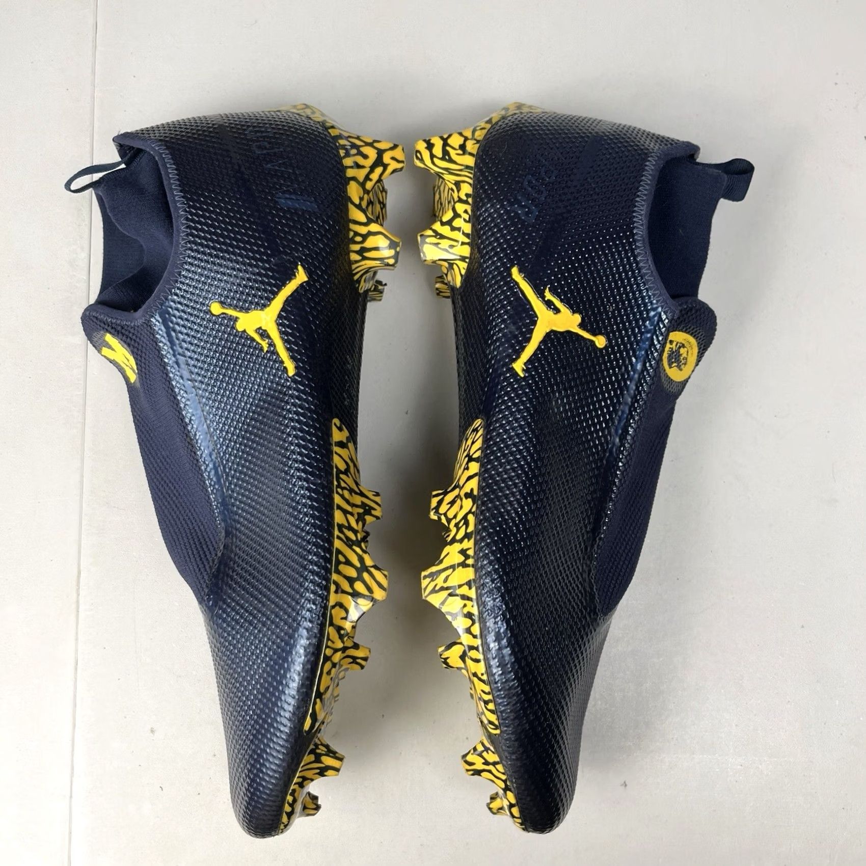Nike Nike Vapor Edge Michigan Wolverines Football Cleat Team Issue 15 Men Blue Vapor Edge Sneaker W Cleat Wolverine Nike CV6279-400 Size US 15 / EU 48 - 6 Thumbnail