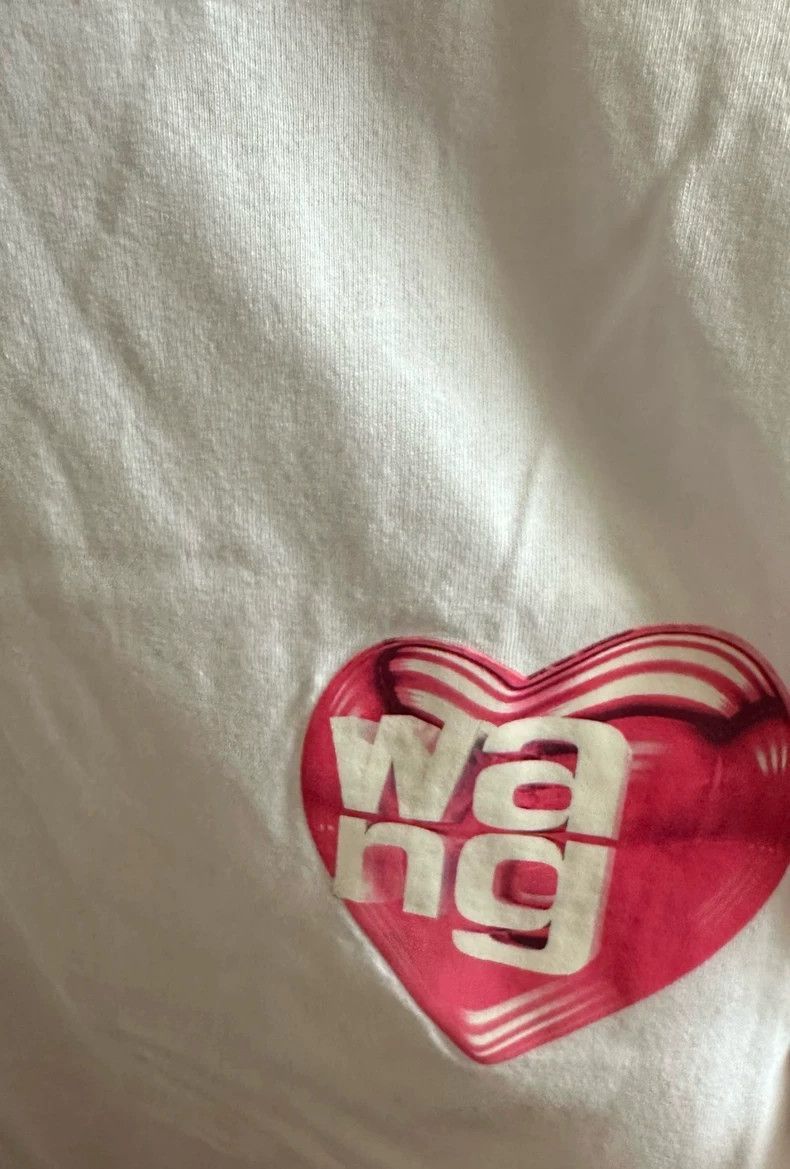 Alexander Wang Alexander Wang Heart Print T-Shirt- Size M / US 6-8 / IT 42-44 - 3 Thumbnail