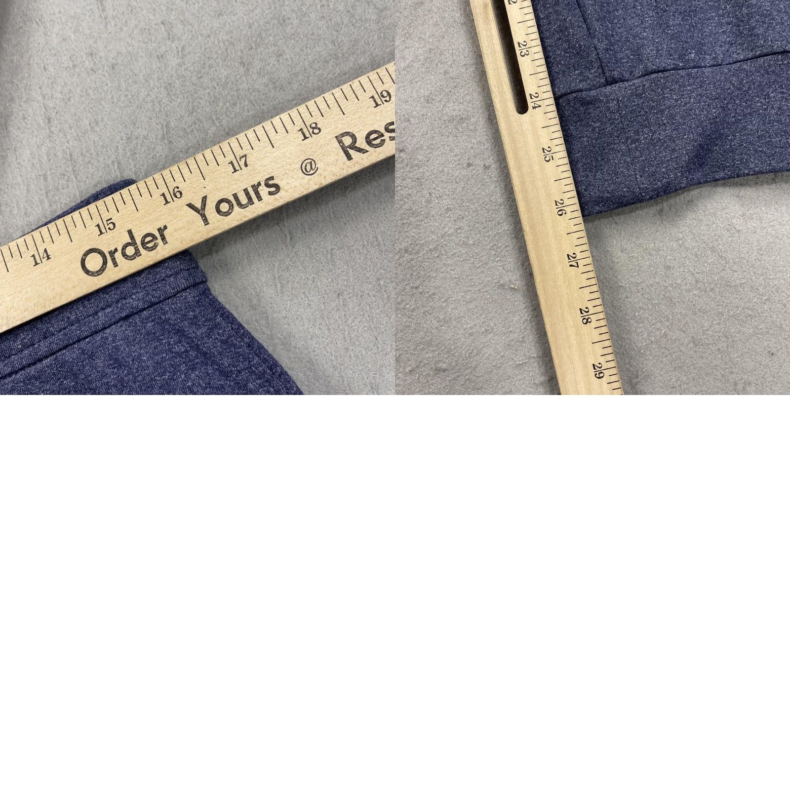 Vintage Public Rec Pants Mens 32x28 All Day Every Day Jogger Heather Navy Blue Flecked Knit Pants Slim Tapered Pockets Zip Pocket Casual Activewear Mens Size US 32 / EU 48 - 8 Thumbnail