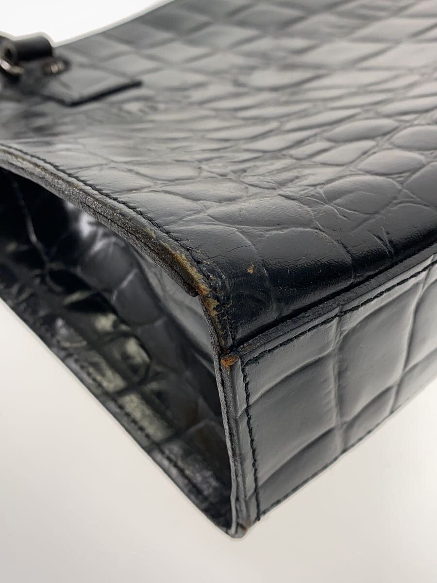 Jean Paul Gaultier Crocodile Embossed Leather Shoulder Bag Size ONE SIZE - 5 Thumbnail