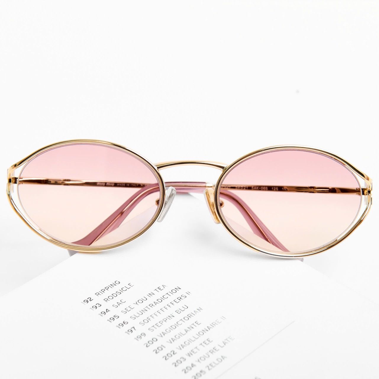Miu Miu MIU MIU 0MU 52YS 5AK06S SUNGLASSES Size ONE SIZE - 6 Thumbnail