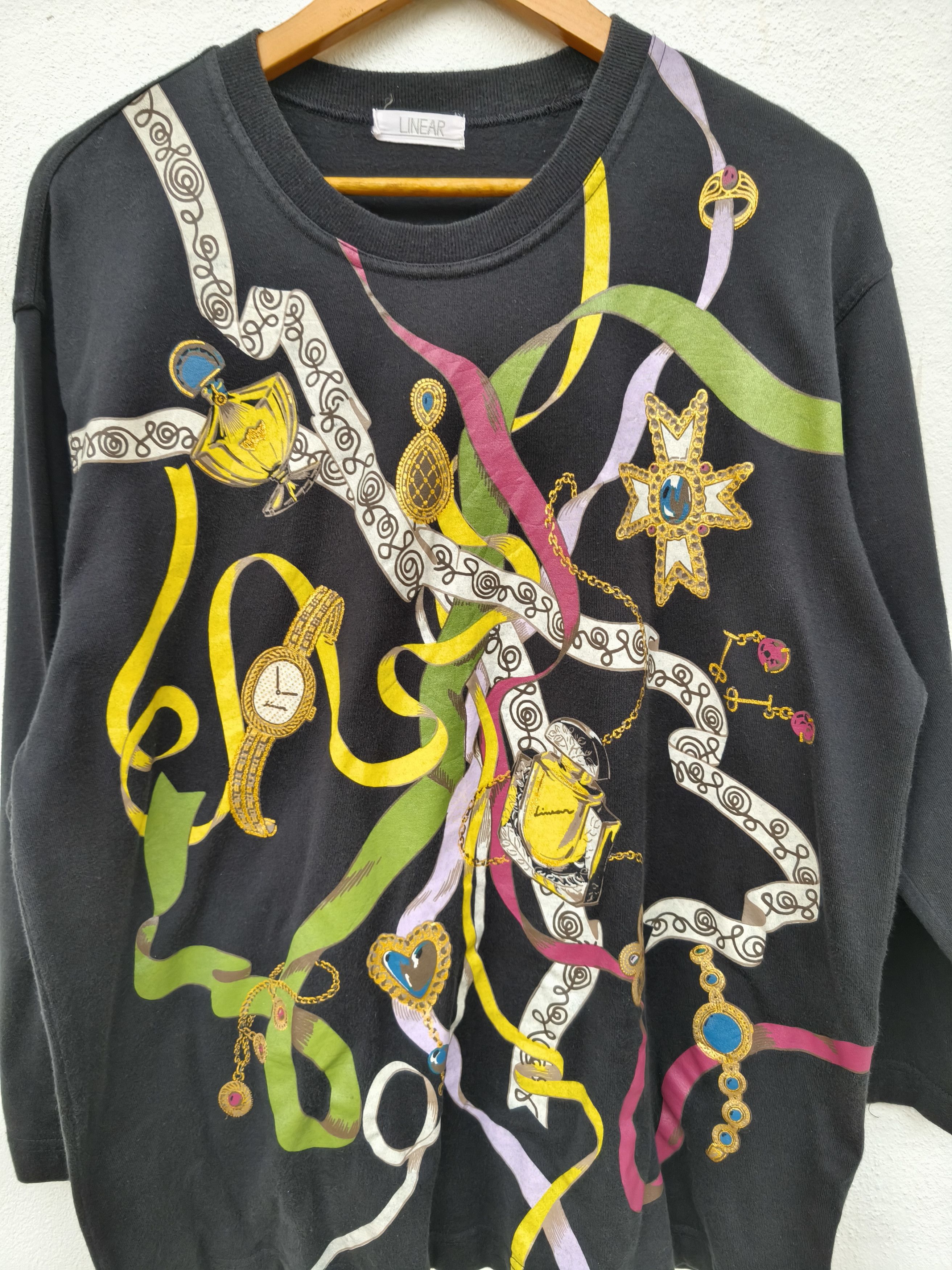 Art Comes First Vintage Luxury t shirt long sleeve Size US L / EU 52-54 / 3 - 2 Thumbnail
