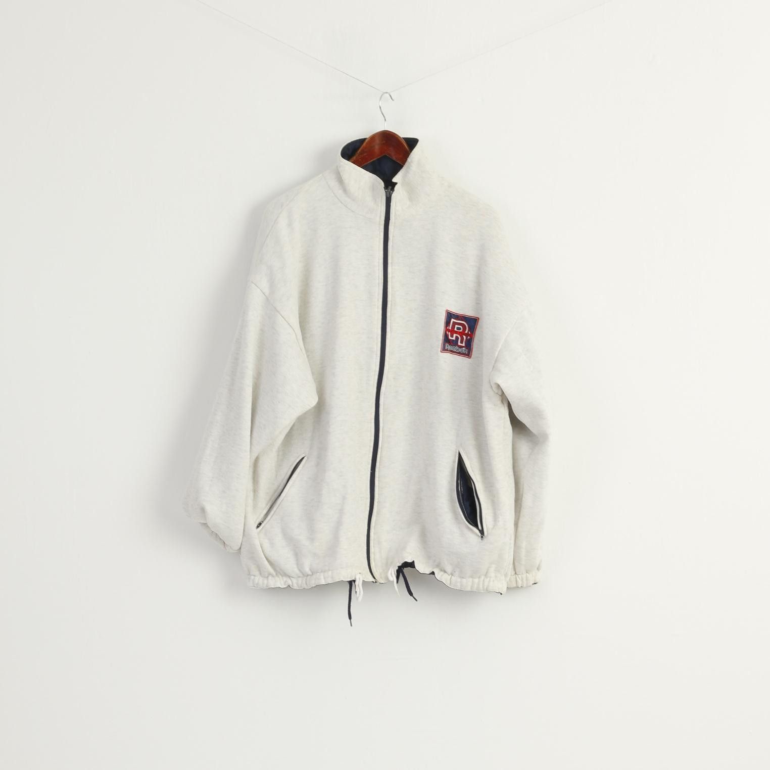 Reebok Reebok Men L Bomber Jacket Navy Vintage Athletic 9575 Size US L / EU 52-54 / 3 - 7 Thumbnail