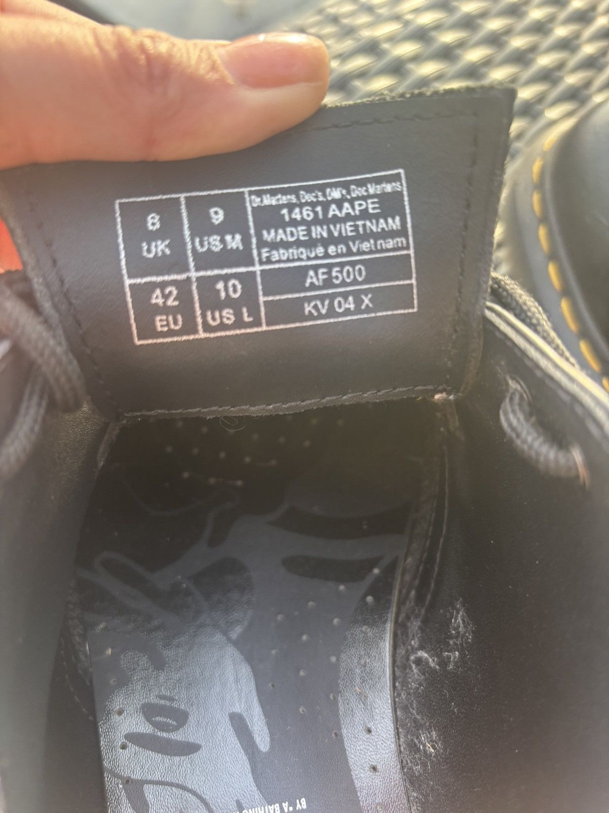 Dr. Martens Dr. Martens x Aape 1461 Size US 9 / EU 42 - 4 Thumbnail