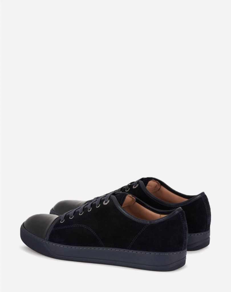 Lanvin oc11z0426 Suede And Patent Leather Sneakers in Black Size US 9 / EU 42 - 5 Thumbnail