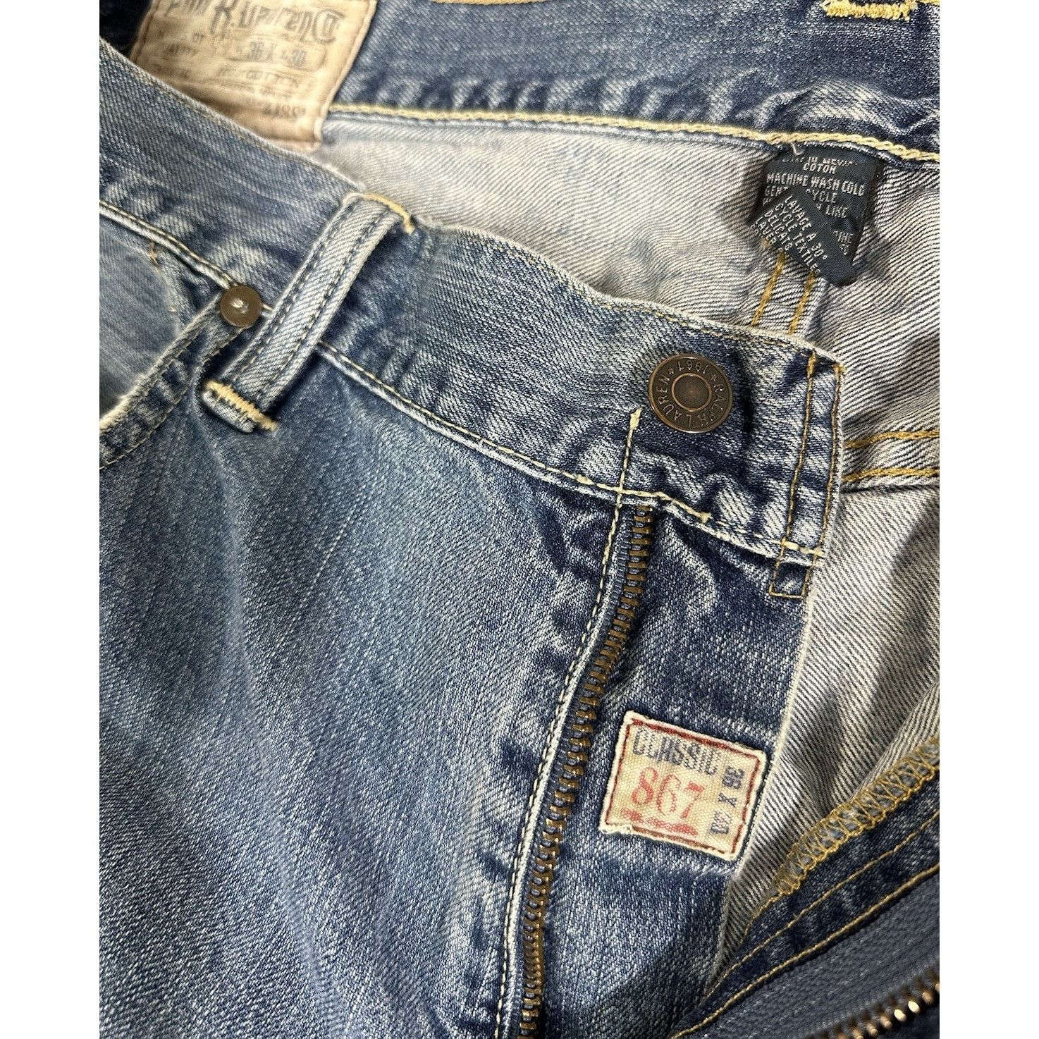 Polo Ralph Lauren Vintage Men’s Polo Ralph Lauren Denim Pants Jeans Classic 86 Size US 36 / EU 52 - 5 Thumbnail