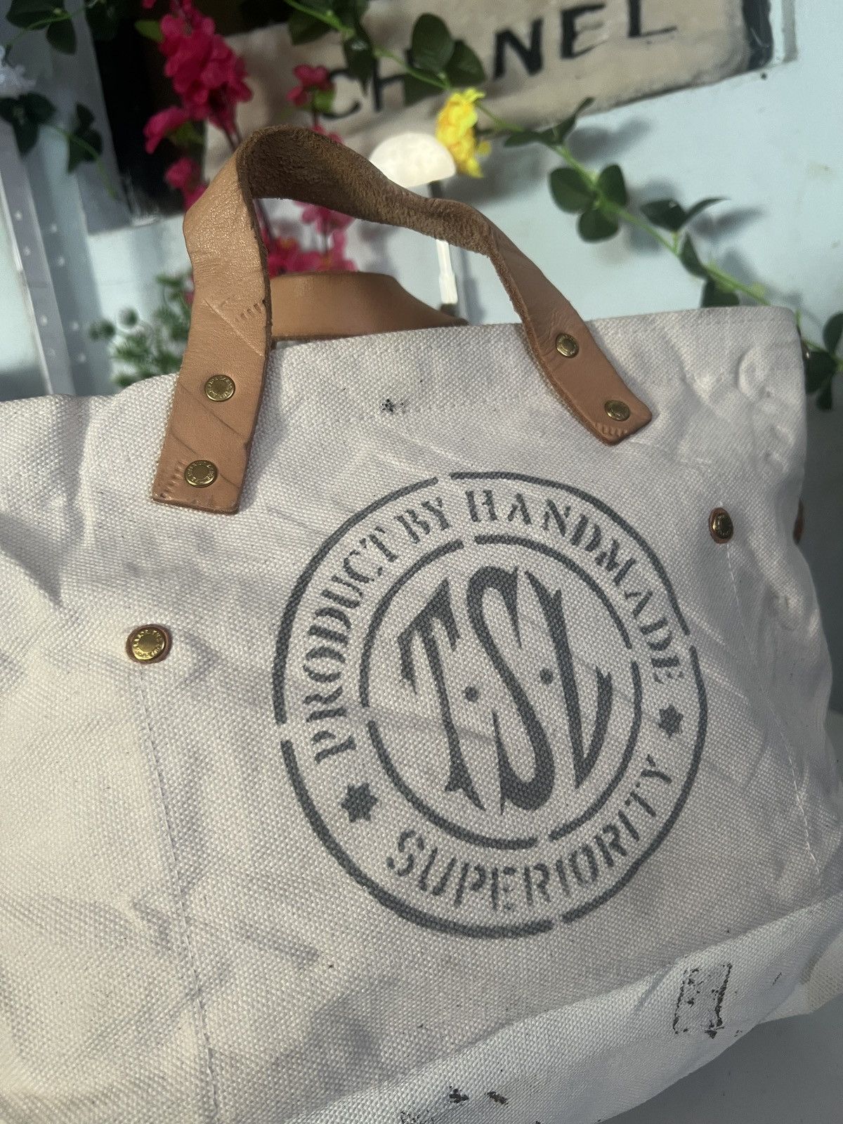 Japanese Brand × The Superior Labor The Superior Labor Japan Duck Fabric Leather Shoulder Bag Size ONE SIZE - 10 Thumbnail