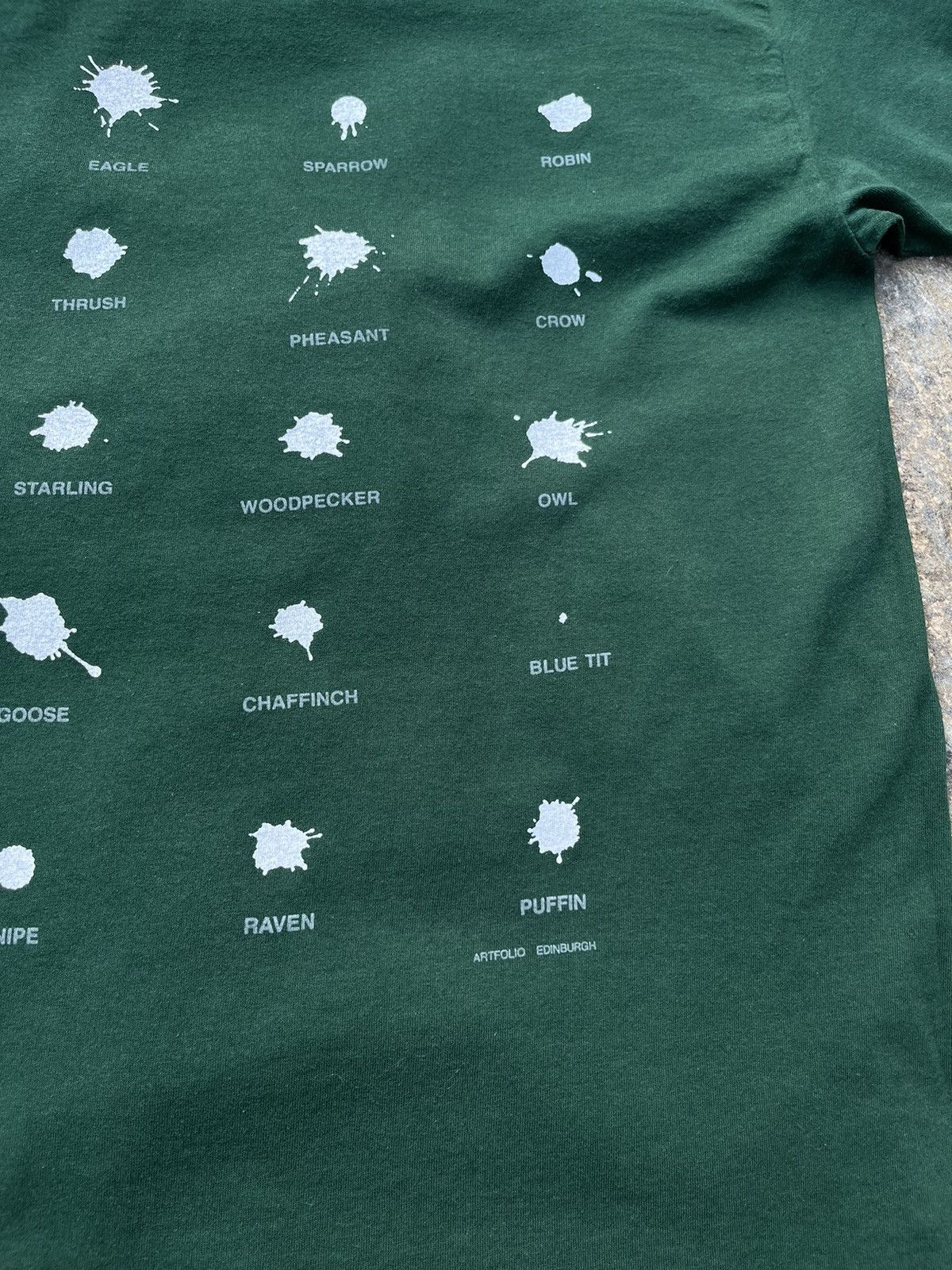 Vintage Vintage fotl screen stars bird poop shit identification tee Size US XL / EU 56 / 4 - 7 Thumbnail