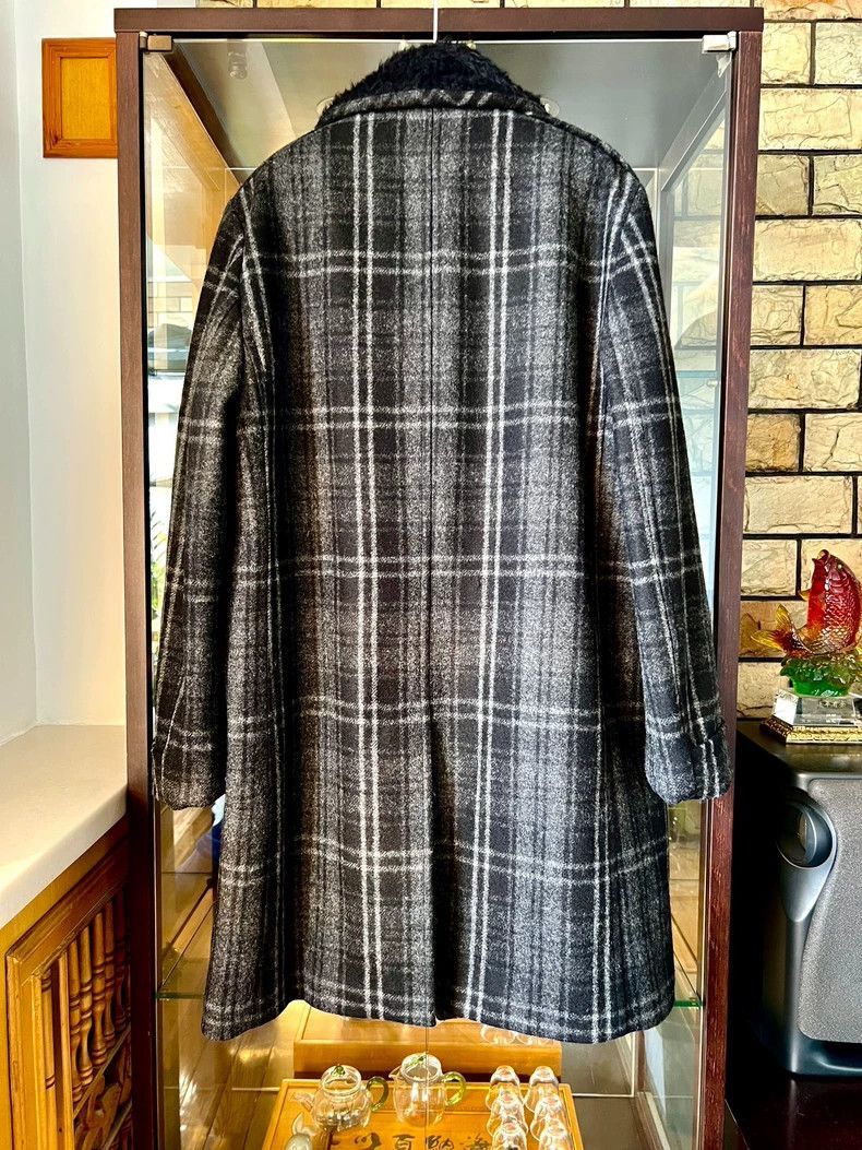 Saint Laurent Paris Saint Laurent Paris Camel wool plaid coat-2506 Size US M / EU 48-50 / 2 - 4 Thumbnail