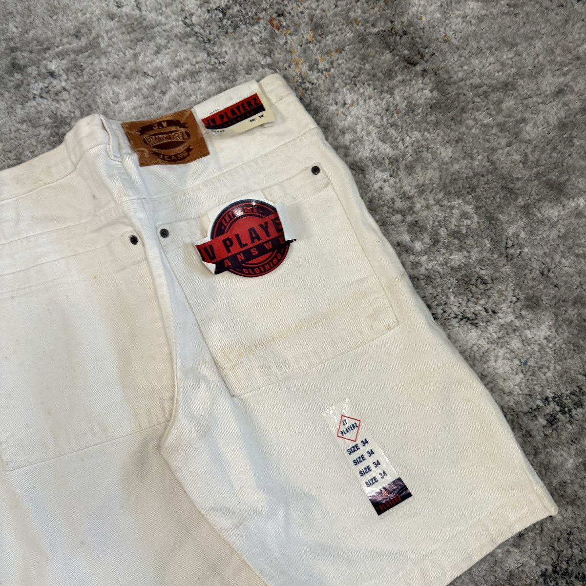 JNCO × Vintage Vintage Y2K baggy wide leg JNCO style skater shorts NWT Size US 34 / EU 50 - 3 Thumbnail