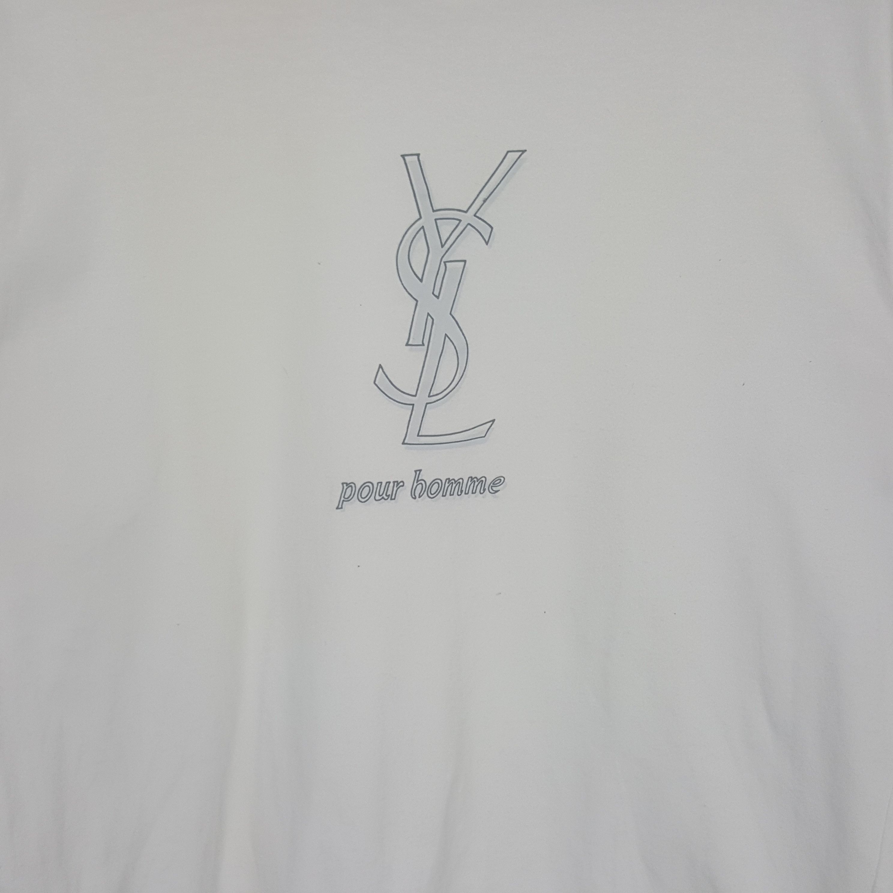 Yves Saint Laurent Vintage Yves Saint Laurent Designer Tshirt C301N6 Size US M / EU 48-50 / 2 - 2 Thumbnail