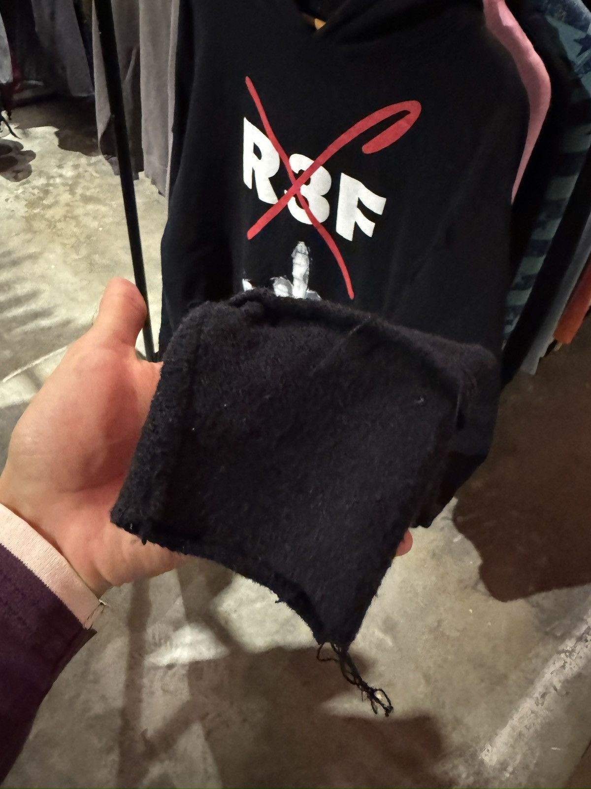 Japanese Brand Japan Punk FUCK distressed 50/50 hoodie Size US L / EU 52-54 / 3 - 3 Thumbnail