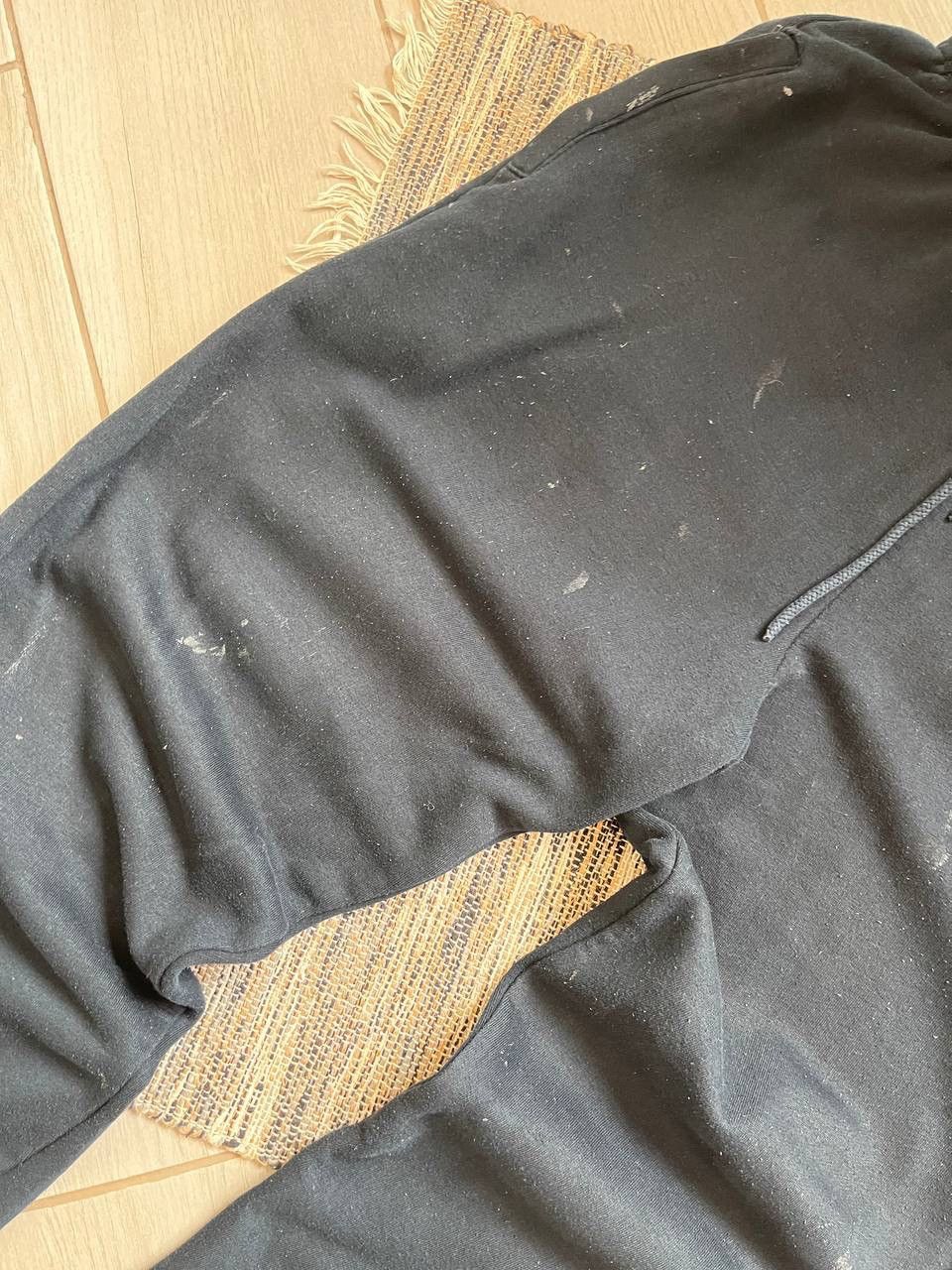 Nike × Vintage Vintage Nike style sweatpants navy faded baggy fleece pants Size US 31 - 4 Thumbnail