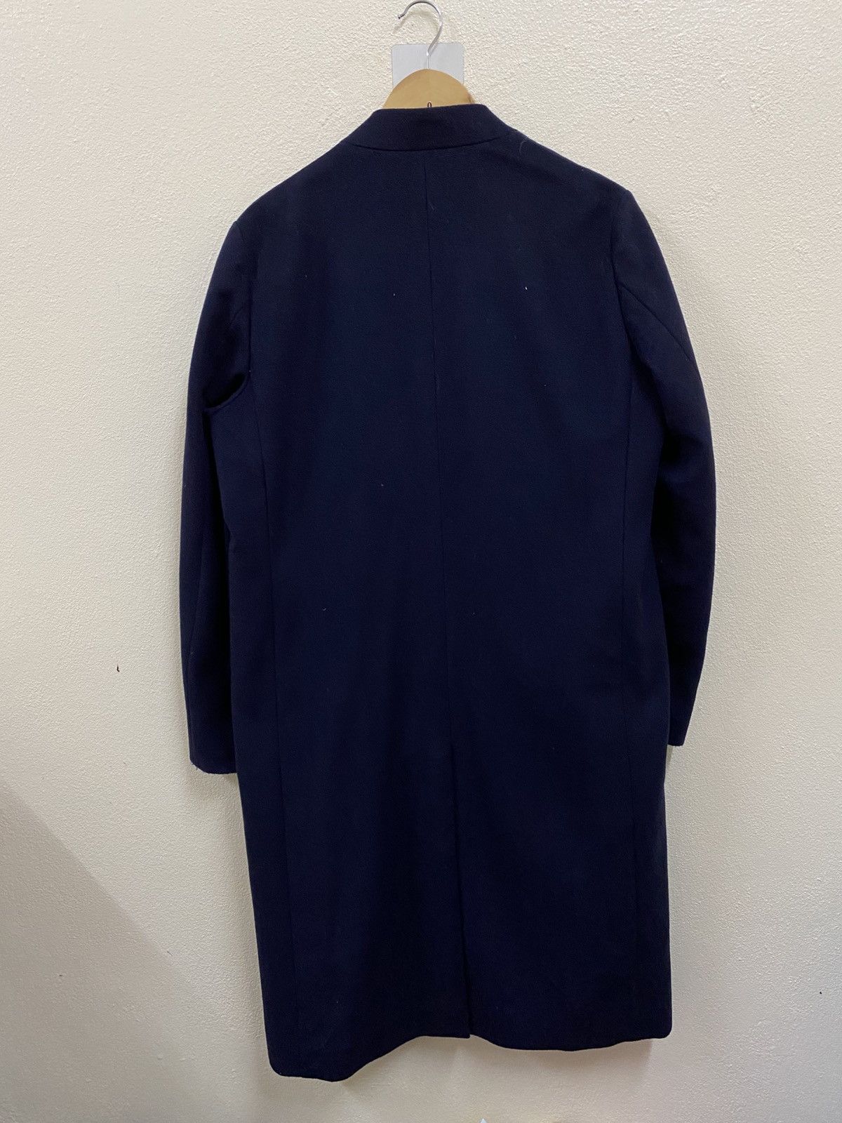 Japanese Brand United Tokyo Wool Coat Jacket Navy Blueb Size US M / EU 48-50 / 2 - 4 Thumbnail