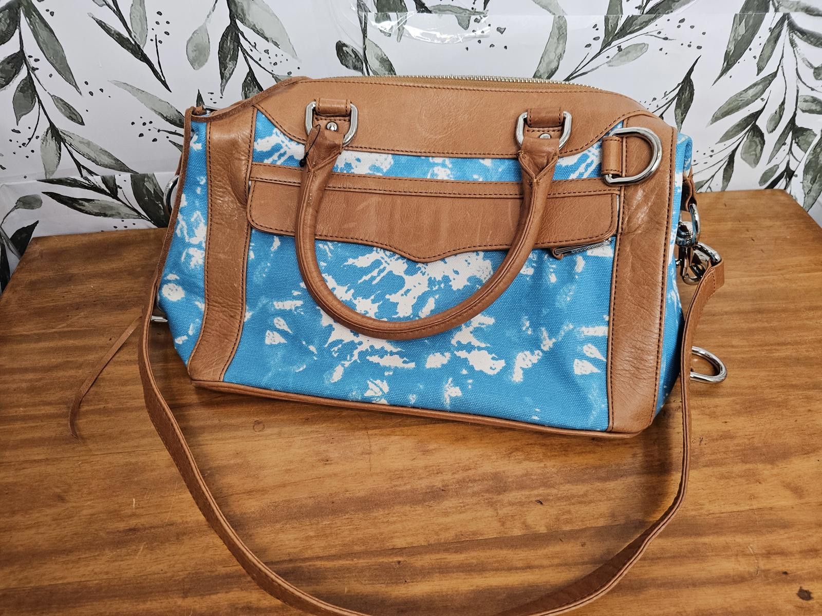 Other Rebecca Minkoff Purse Blue Womens Leather Straps Size ONE SIZE - 5 Thumbnail