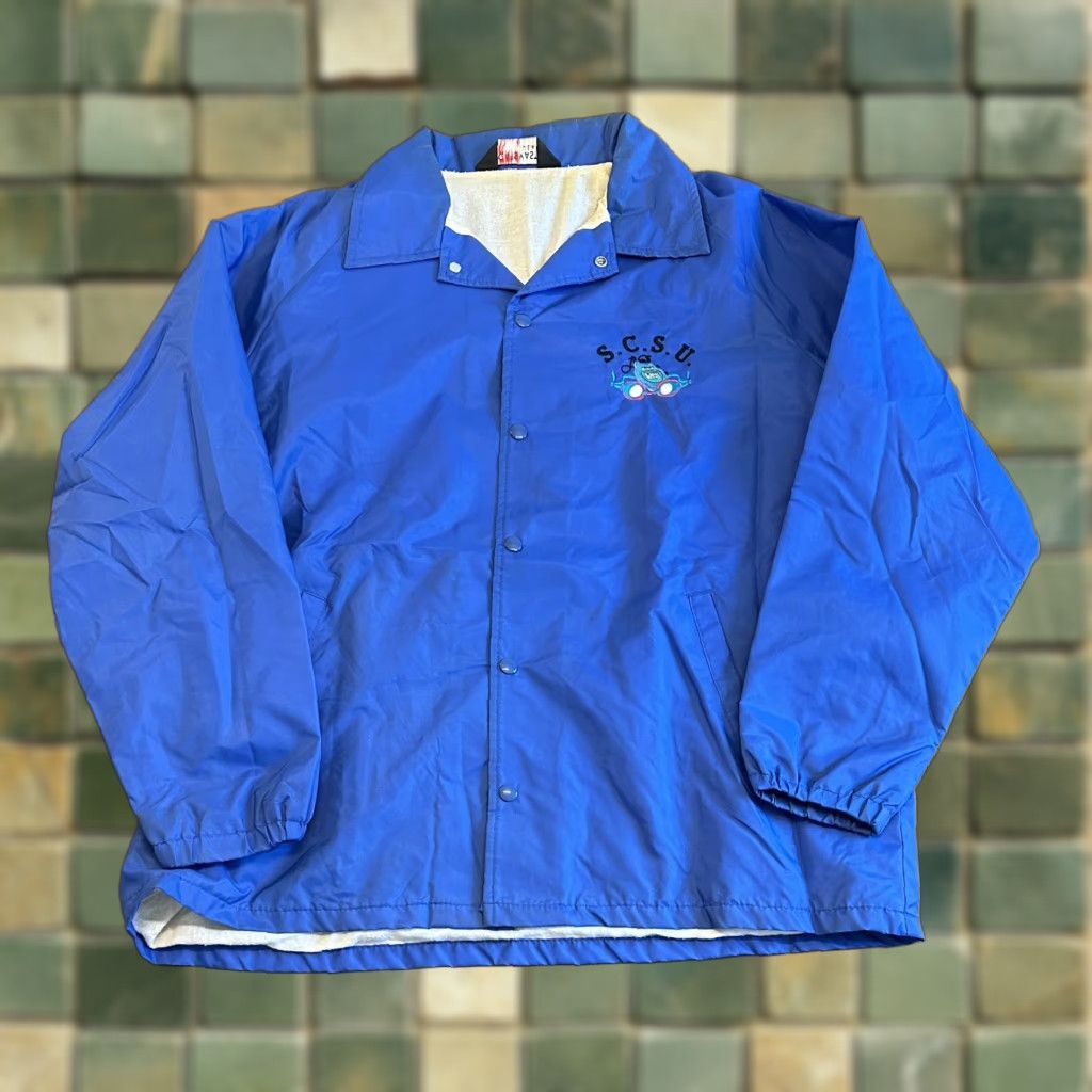 VINTAGE SCSU Windbreaker Jacket XL Sportmaster Men Blue