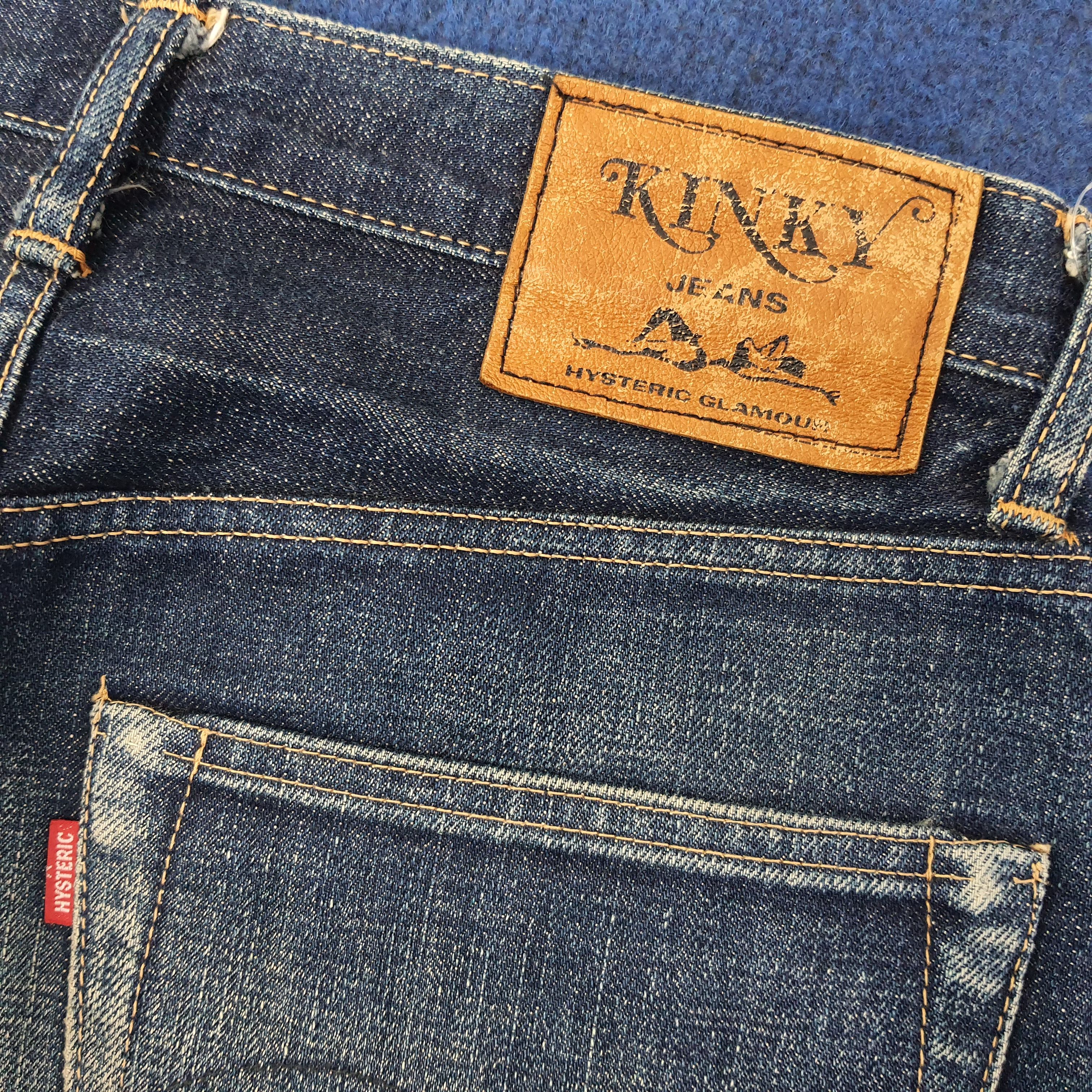 Hysteric Glamour Vintage Hysteric Glamour Selvedge Custom Logo Jeans C265N25 Size US 27 - 3 Thumbnail