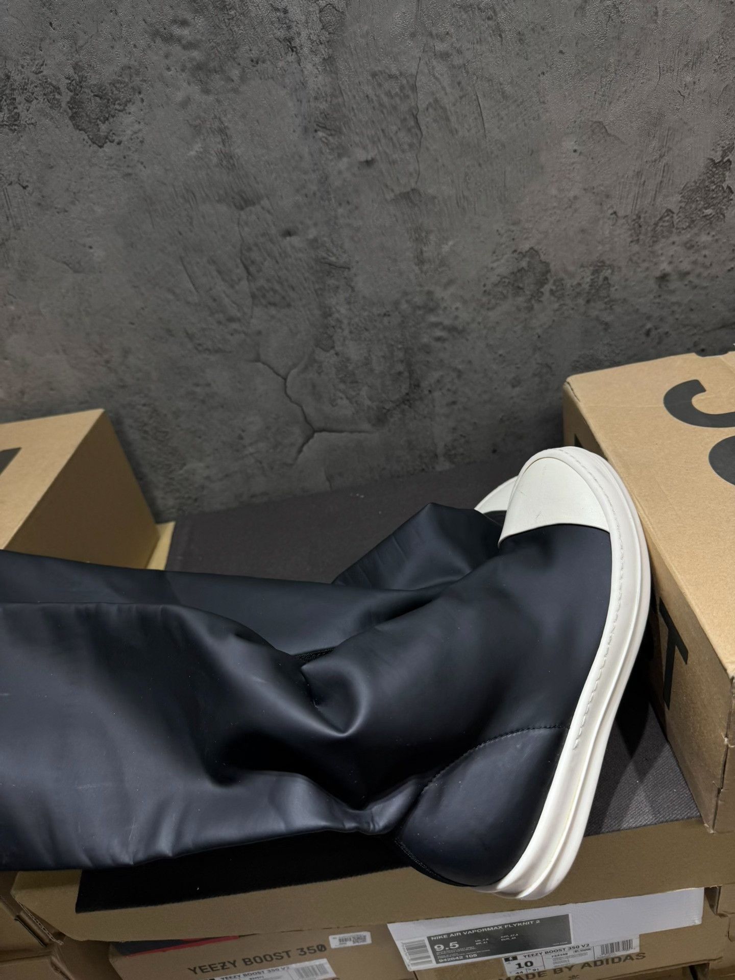 Rick Owens Rick Owens Black Boots 38 Women Size US 8 / IT 38 - 1 Thumbnail