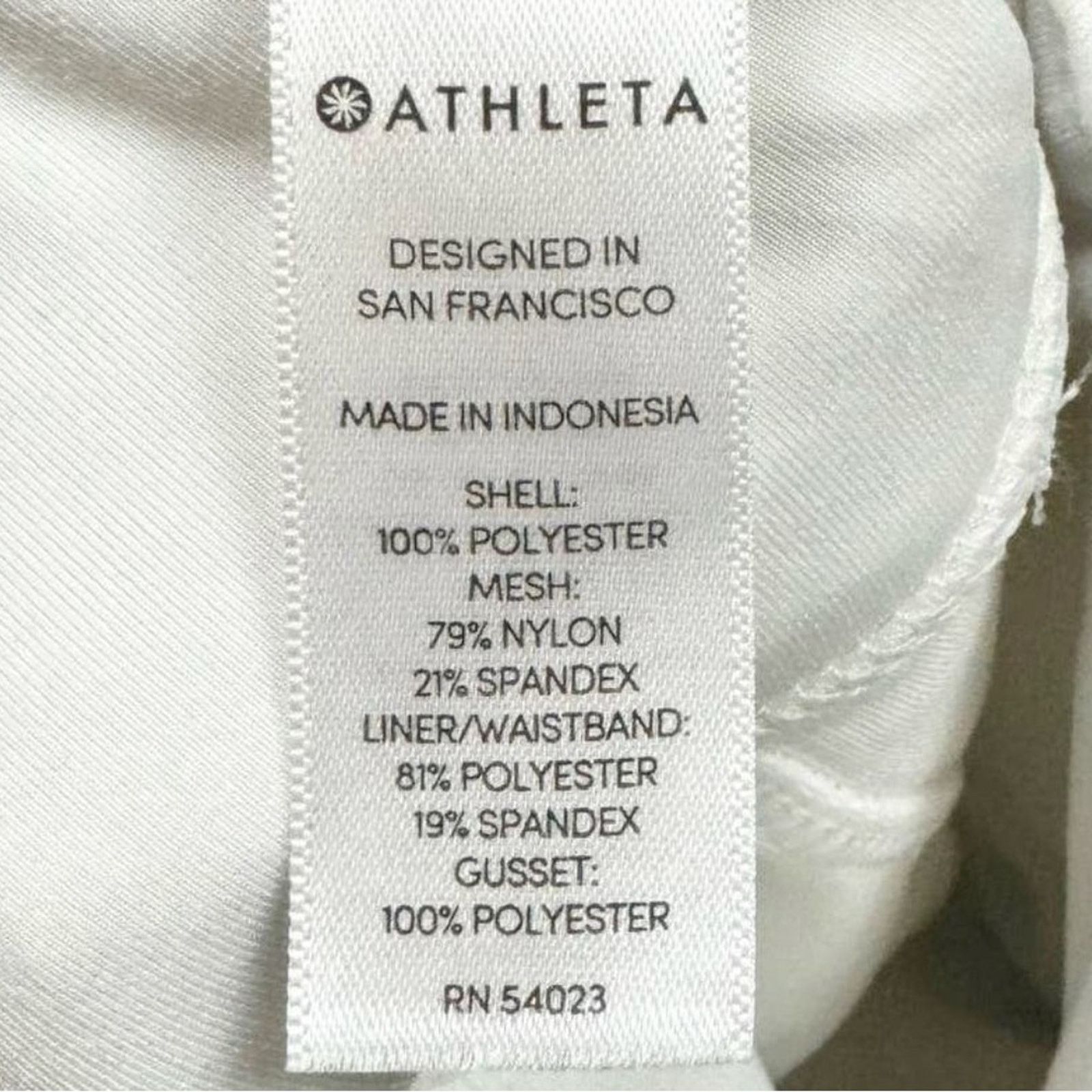 Athleta Laser Run Skort White Floral Nouveau Print Tennis