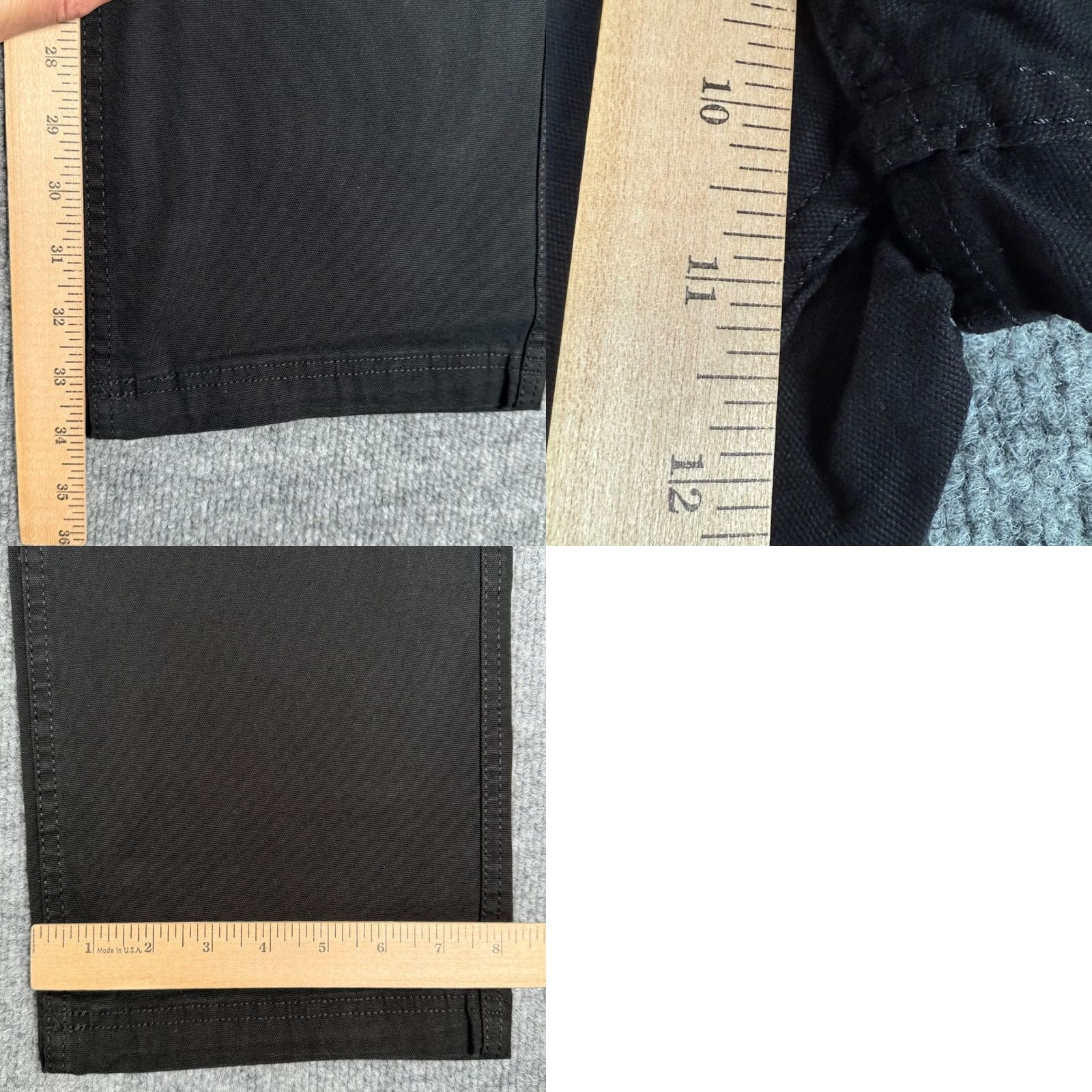 Eddie Bauer Eddie Bauer Canvas Utility Pants Mens 32x34 Black Stretch Outdoor Work Gorpcore Size US 32 / EU 48 - 8 Thumbnail