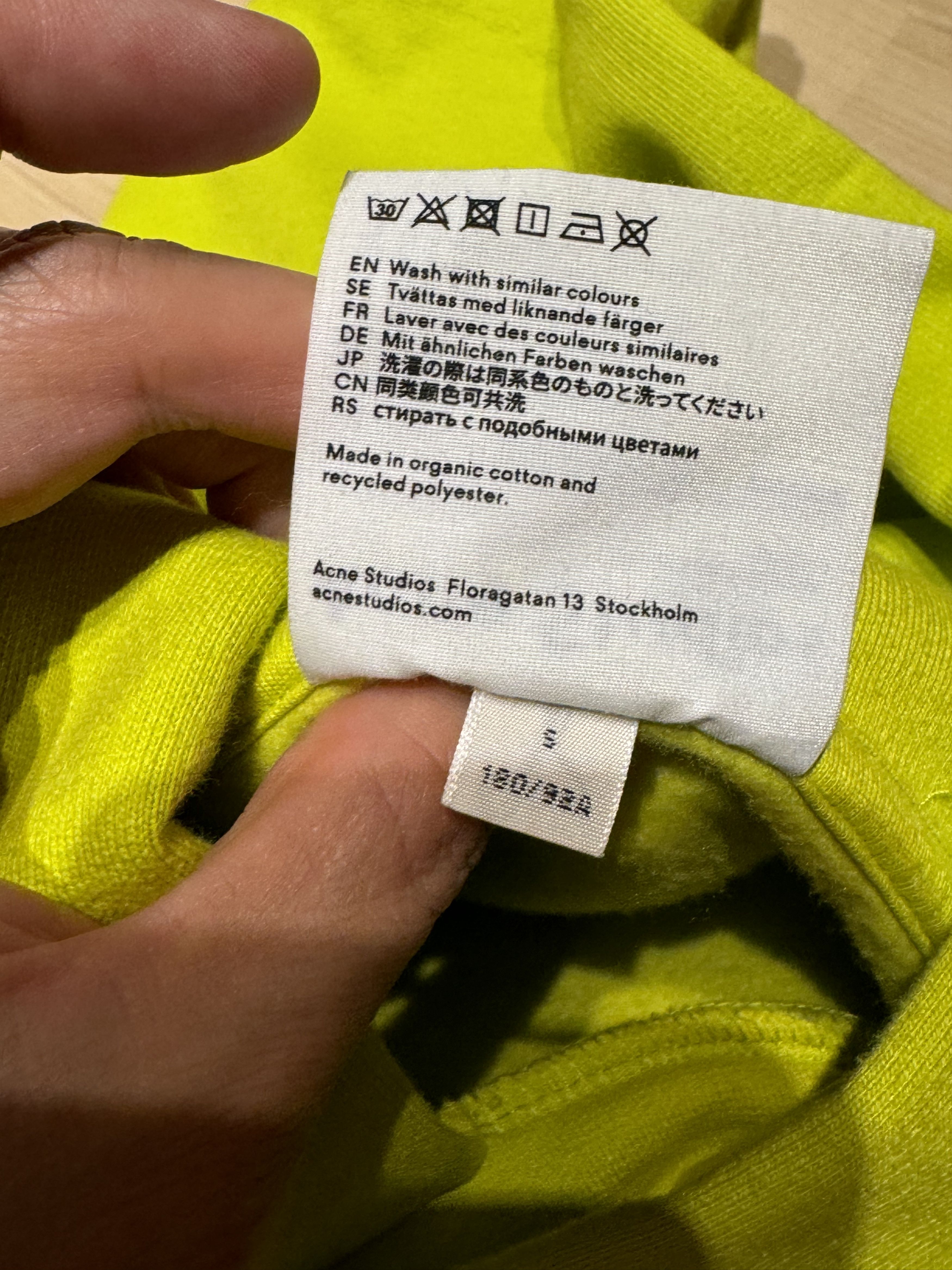 Acne Studios Men's yellow hoodie Size US S / EU 44-46 / 1 - 3 Thumbnail
