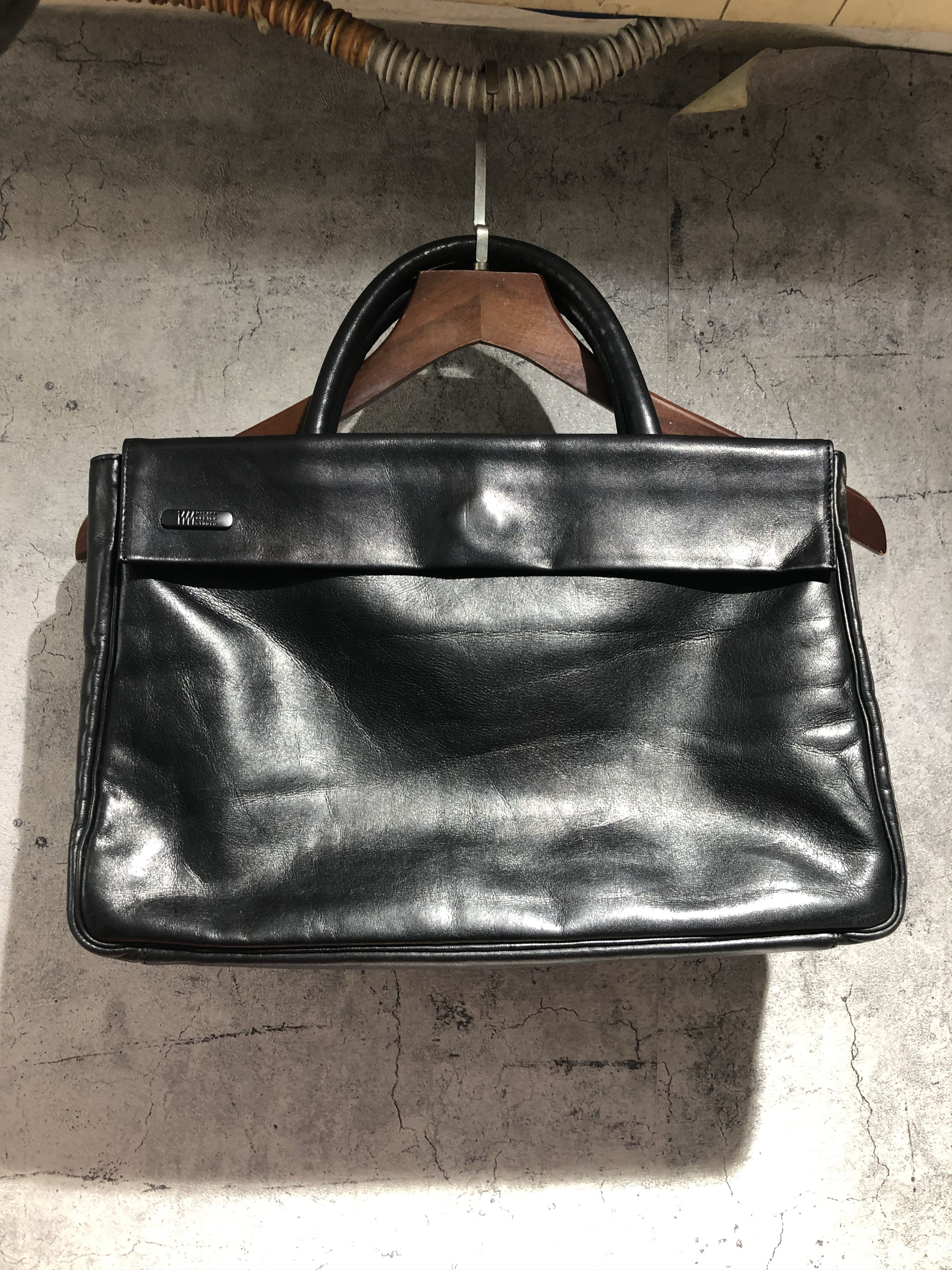Issey Miyake Vintage iM Product by Miyake Design Studio Leather Briefcase Size ONE SIZE - 1 Thumbnail