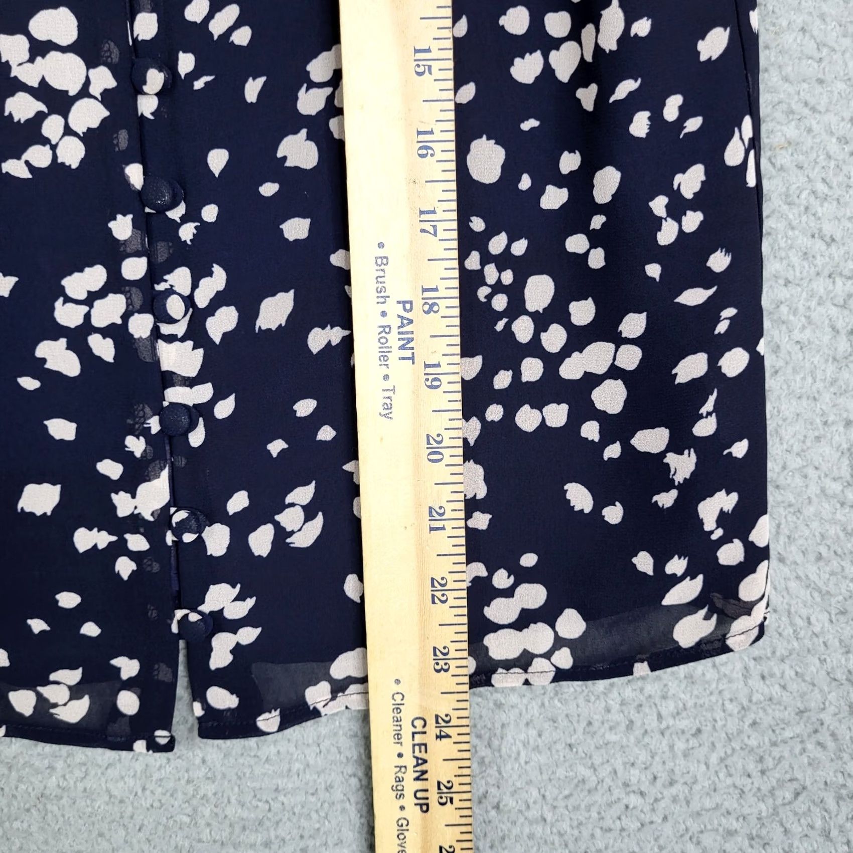 Madewell Madewell Blouse RUFFLE SLEEVE Drifting Petals Multicolor XS Women Size XS / US 0-2 / IT 36-38 - 4 Thumbnail