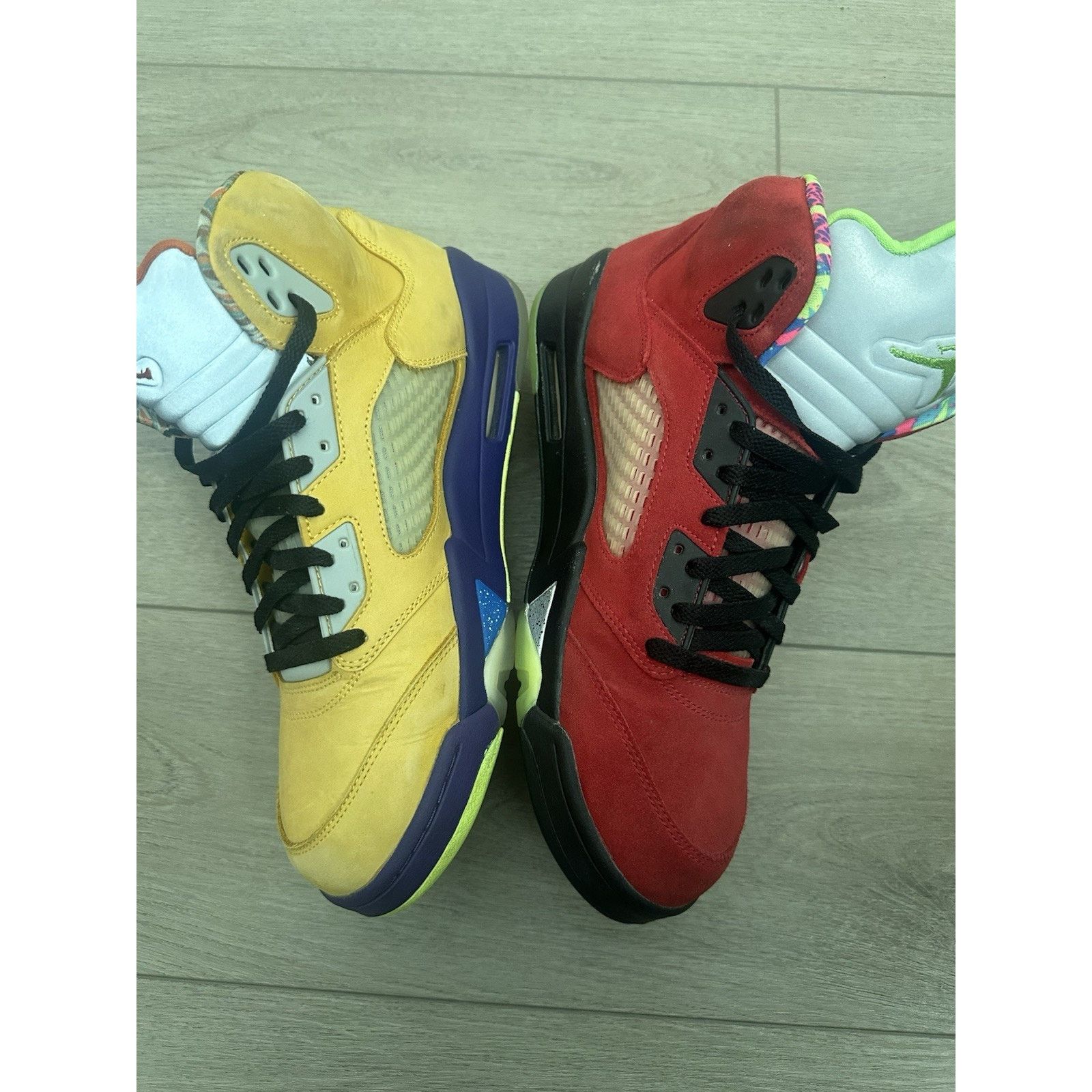 Jordan Brand Air Jordan 5 SE what the Solar Orange men’s sneakers sz 12 Size US 12 / EU 45 - 2 Thumbnail