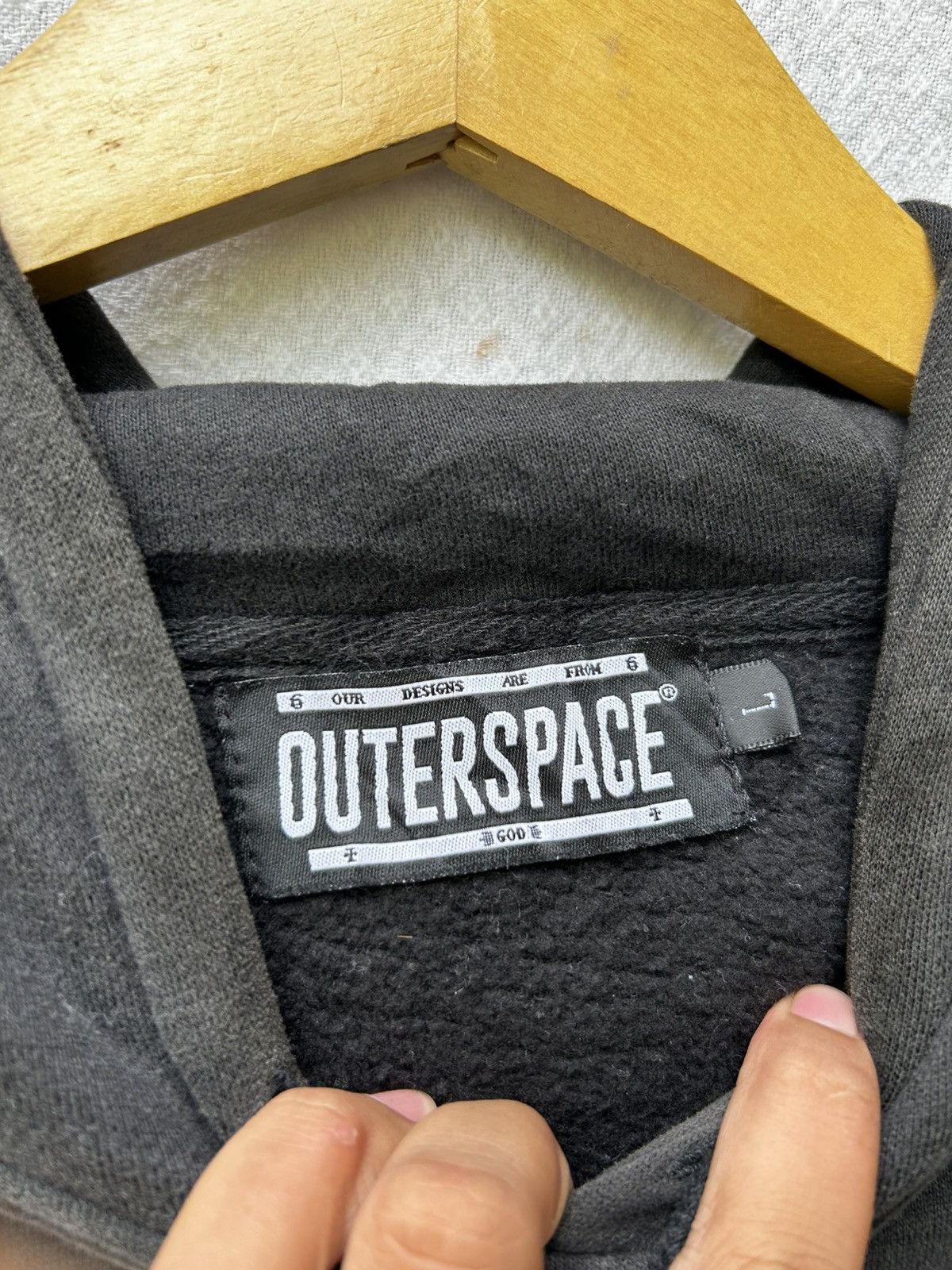 Japanese Brand OuterSpace Japanese Style Skull Archived Hoodie Ifsixwasnine Size US L / EU 52-54 / 3 - 5 Thumbnail