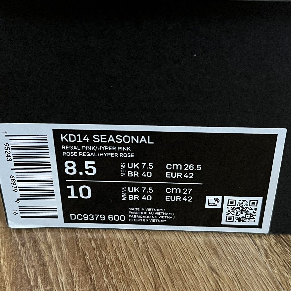 Nike Nike KD14 Aunt Pearl Pink Size US 8.5 / EU 41-42 - 6 Thumbnail