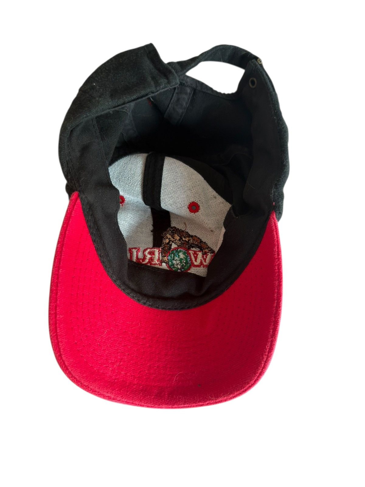 Vintage *RARE* VINTAGE 1980s WORLD GYM BODYBUILDING GORILLA CAP HAT Size ONE SIZE - 6 Thumbnail