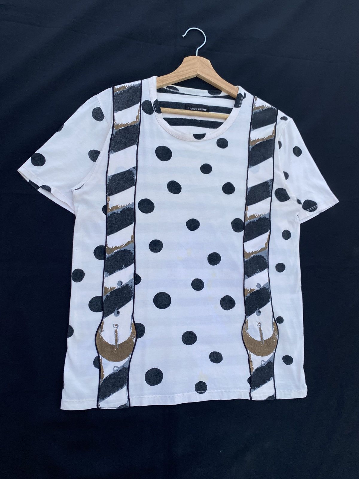 Rare Vintage Tsumori Chisato Polkda Dot Tshirt