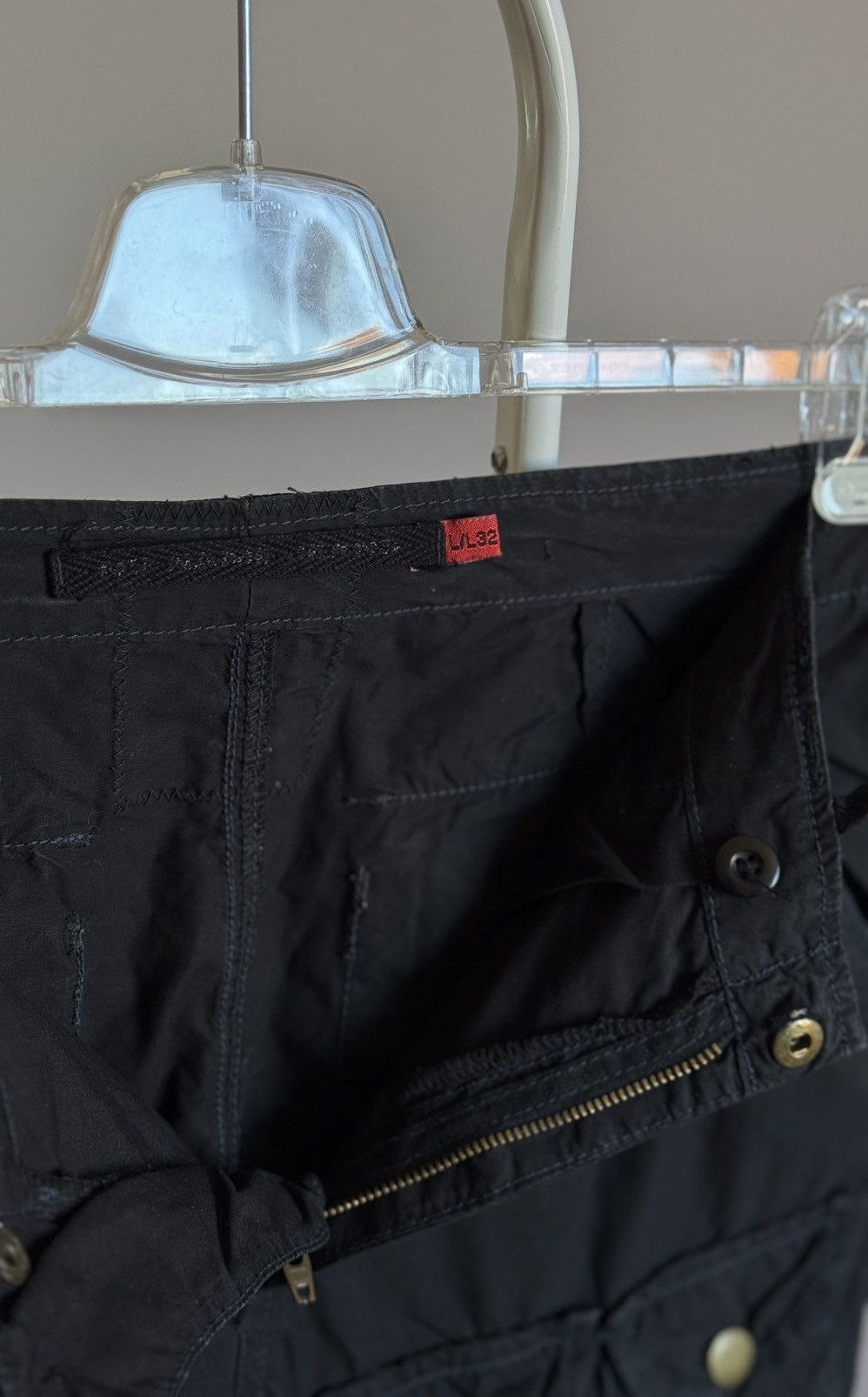 Vintage No Name Jeans Multi Pocket Cargo Pants Size US 31 - 14 Thumbnail